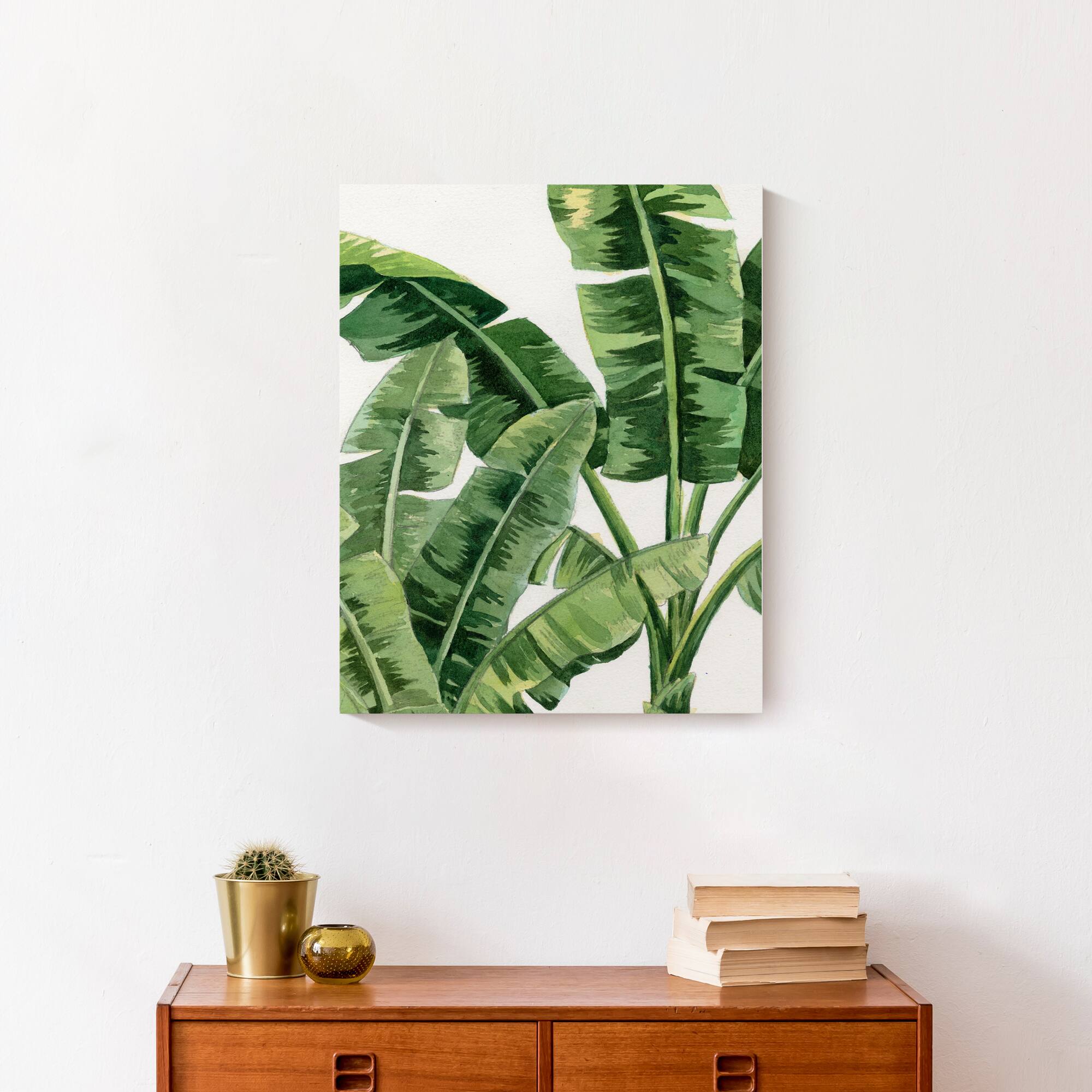 Palm Fronds 16" x 20" Canvas Wall Art