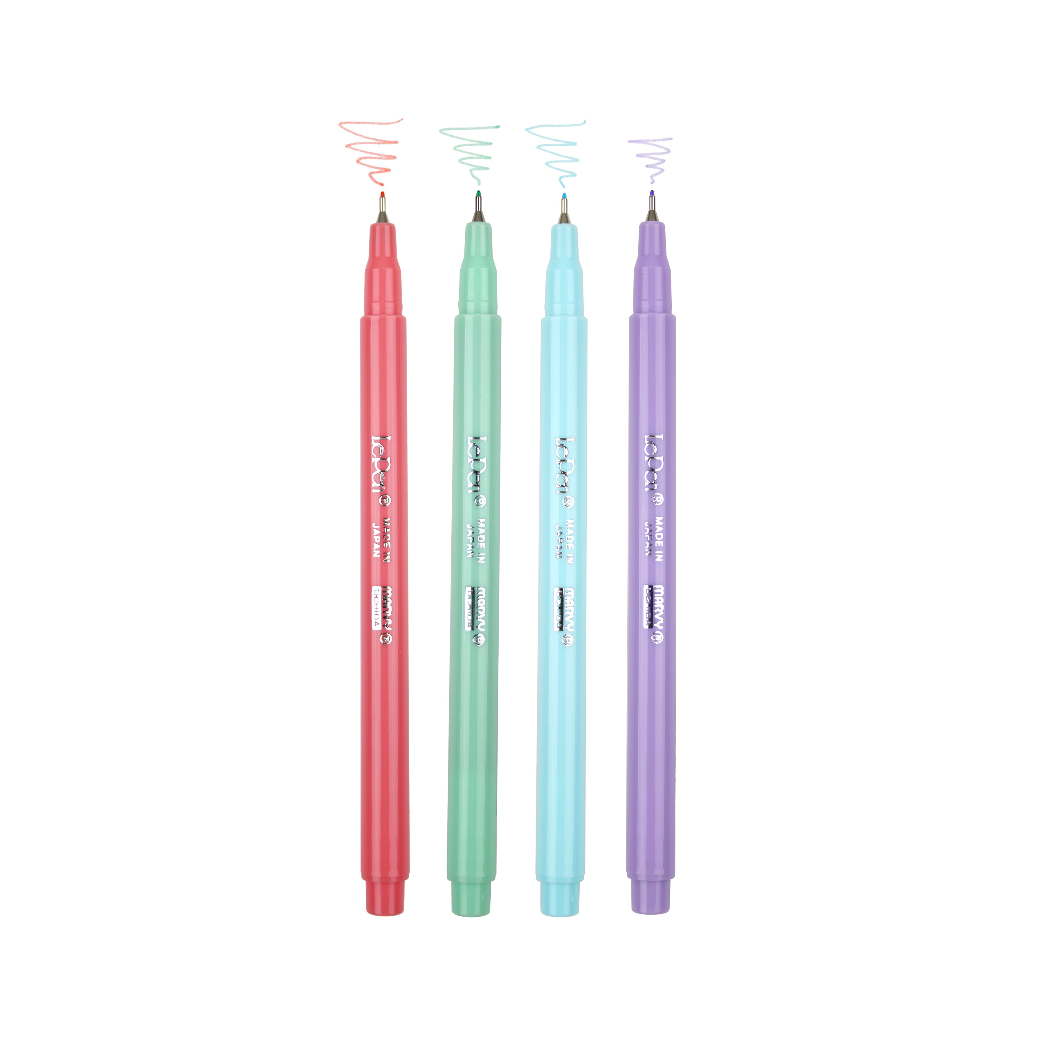Marvy&#xAE; Uchida LePen&#xAE; Extra Fine 4 Pastel Pen Set