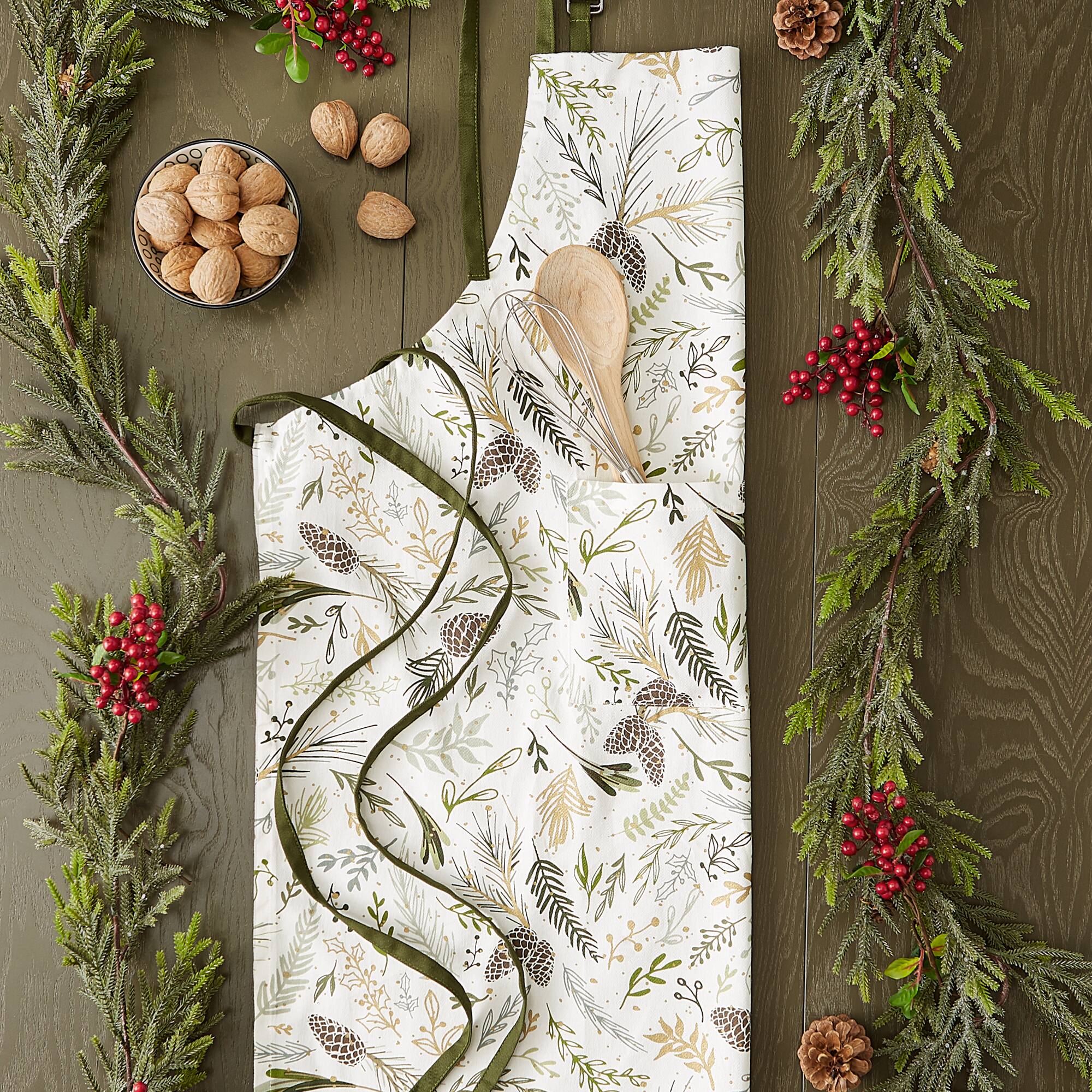 DII® Sparkle Sprigs Chef Apron