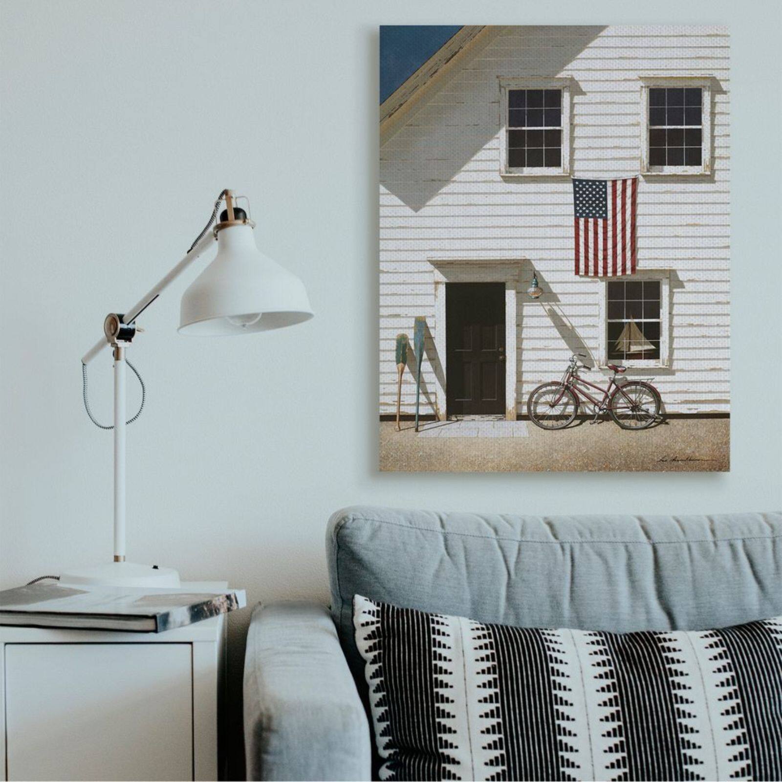 Stupell Industries Vintage Americana Cape House Front Wall Art