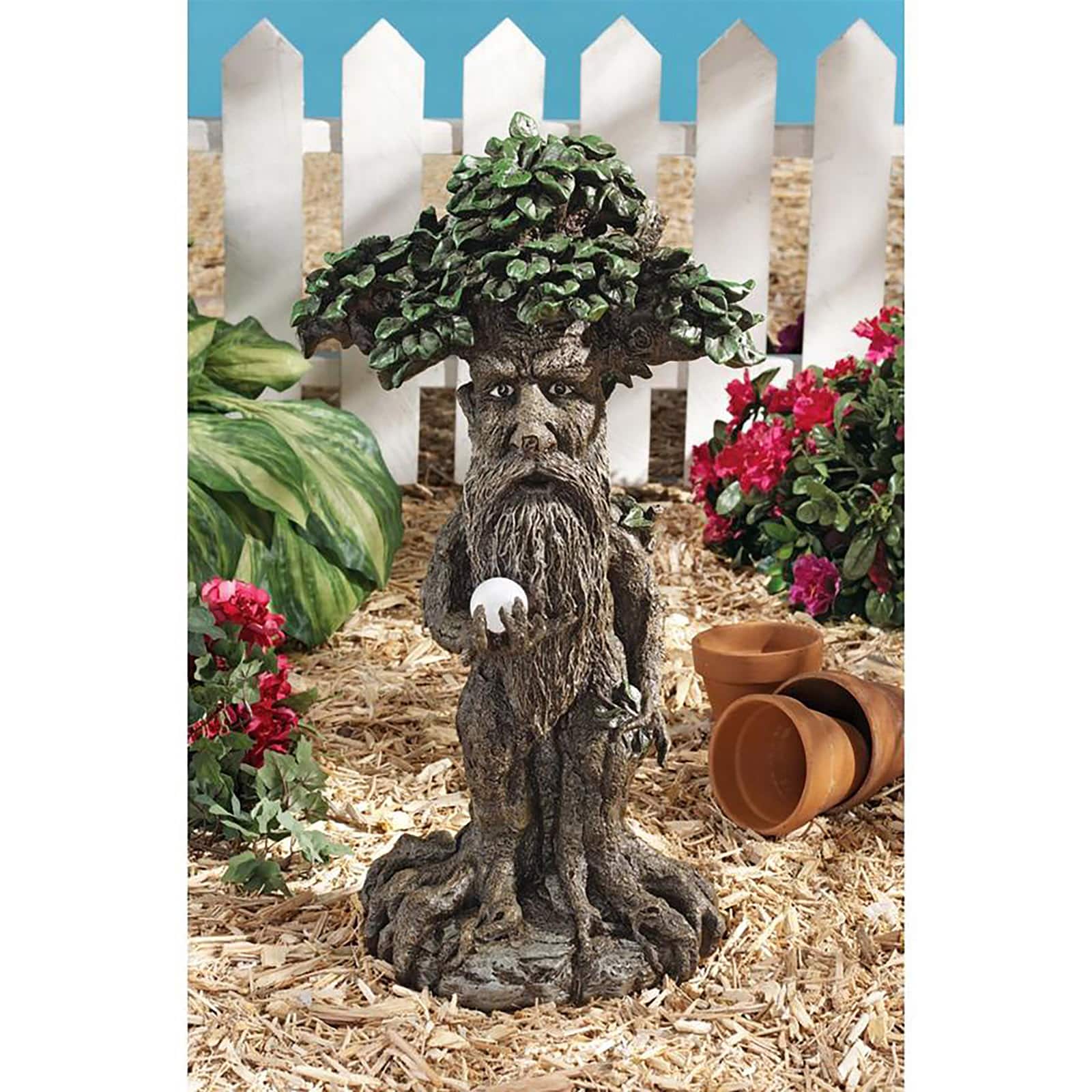Design Toscano Treebeard Ent with Mystical Orb Statue