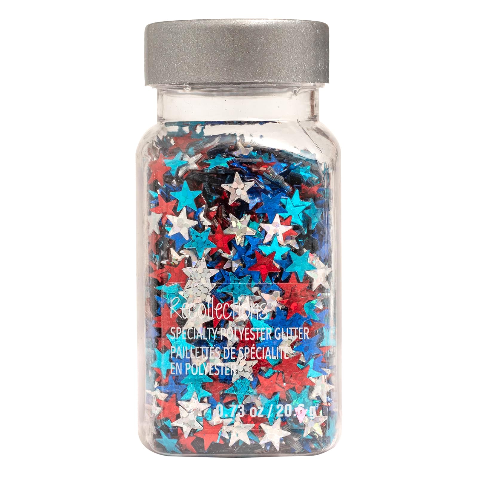 Star Spangle Specialty Polyester Glitter by Recollections™, 0.73oz.