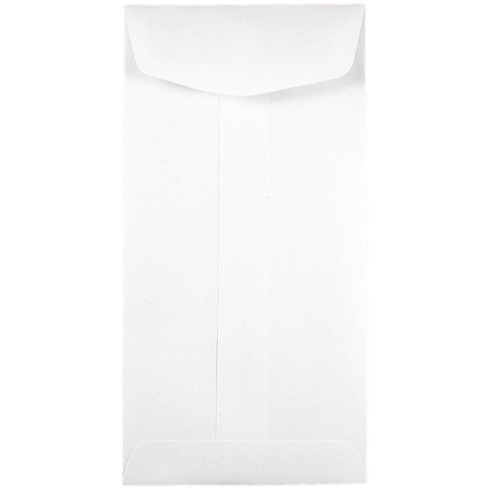 JAM Paper 3.5&#x22; x 6.5&#x22; White Coin Business Envelopes