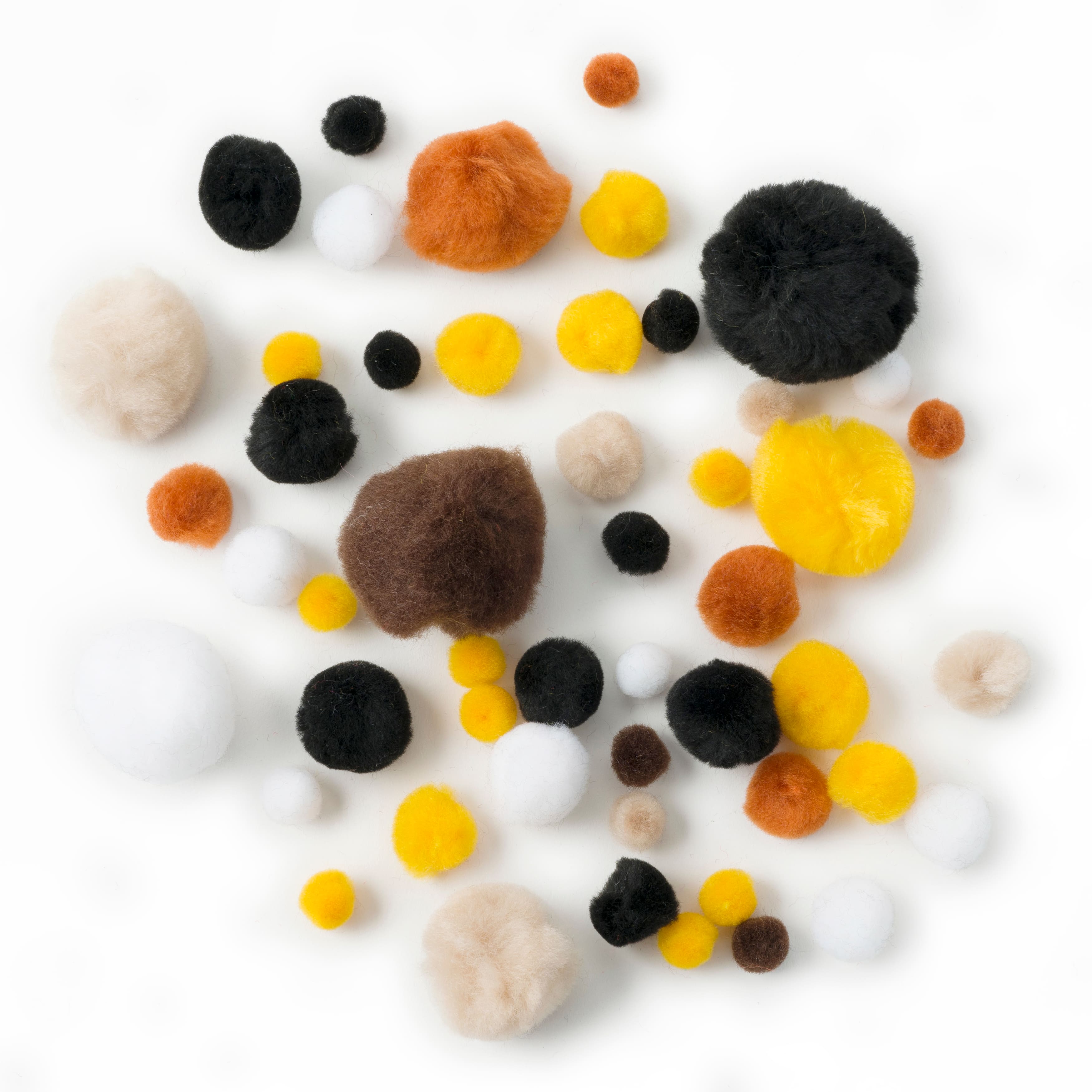 12 Packs: 300 ct. (3,600 total) Animal Mix Pom Poms by Creatology&#x2122;