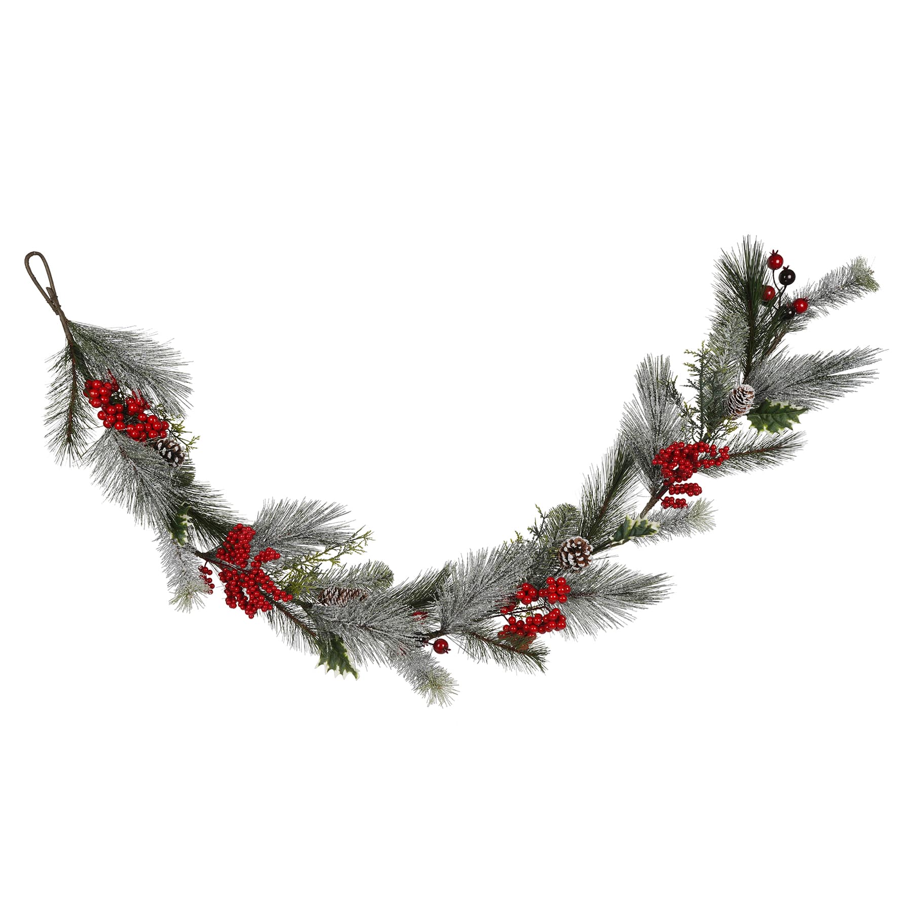 6ft. Snowy Pinecone Garland by Ashland&#xAE;