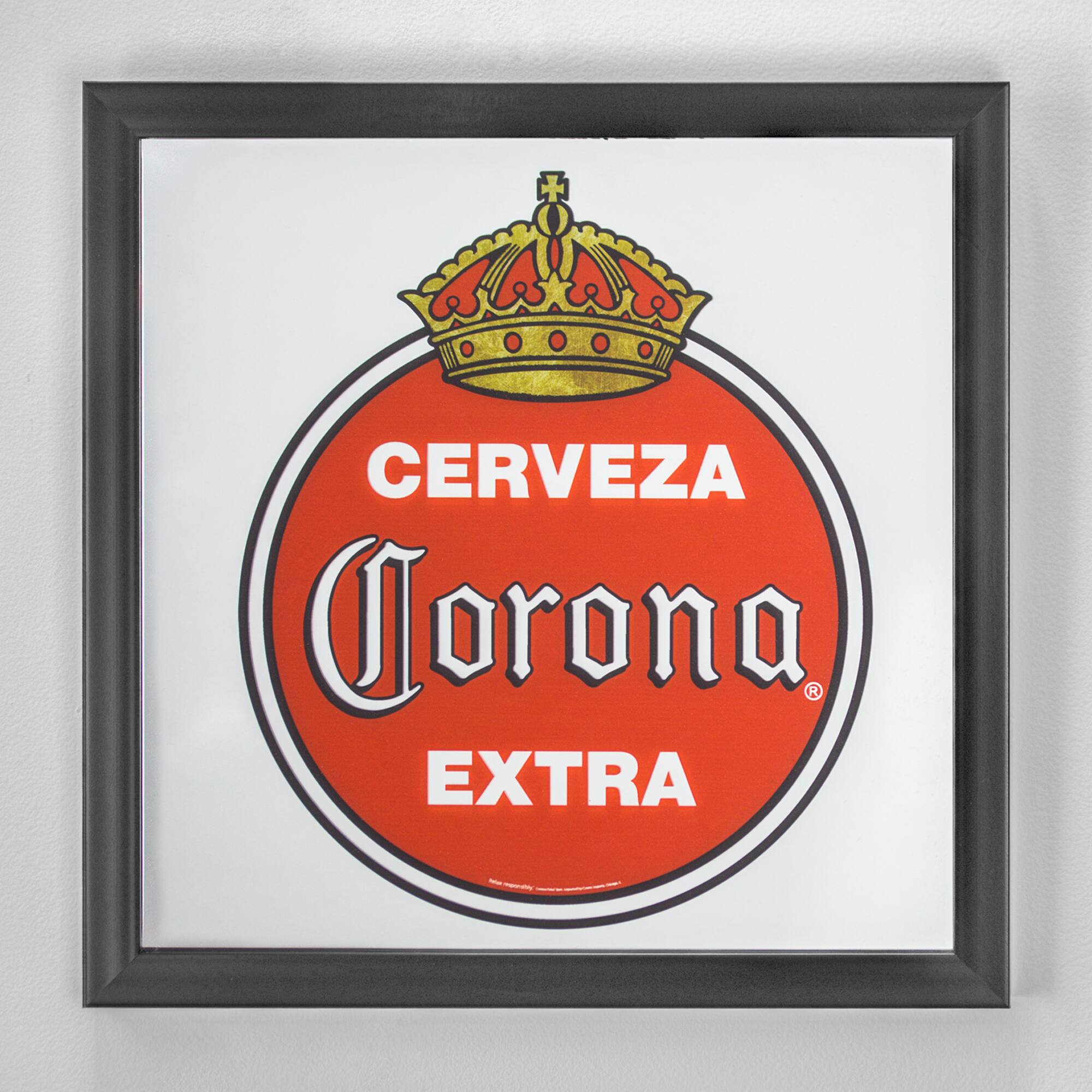 13&#x22; Vintage Corona Extra Screen Printed Mirror