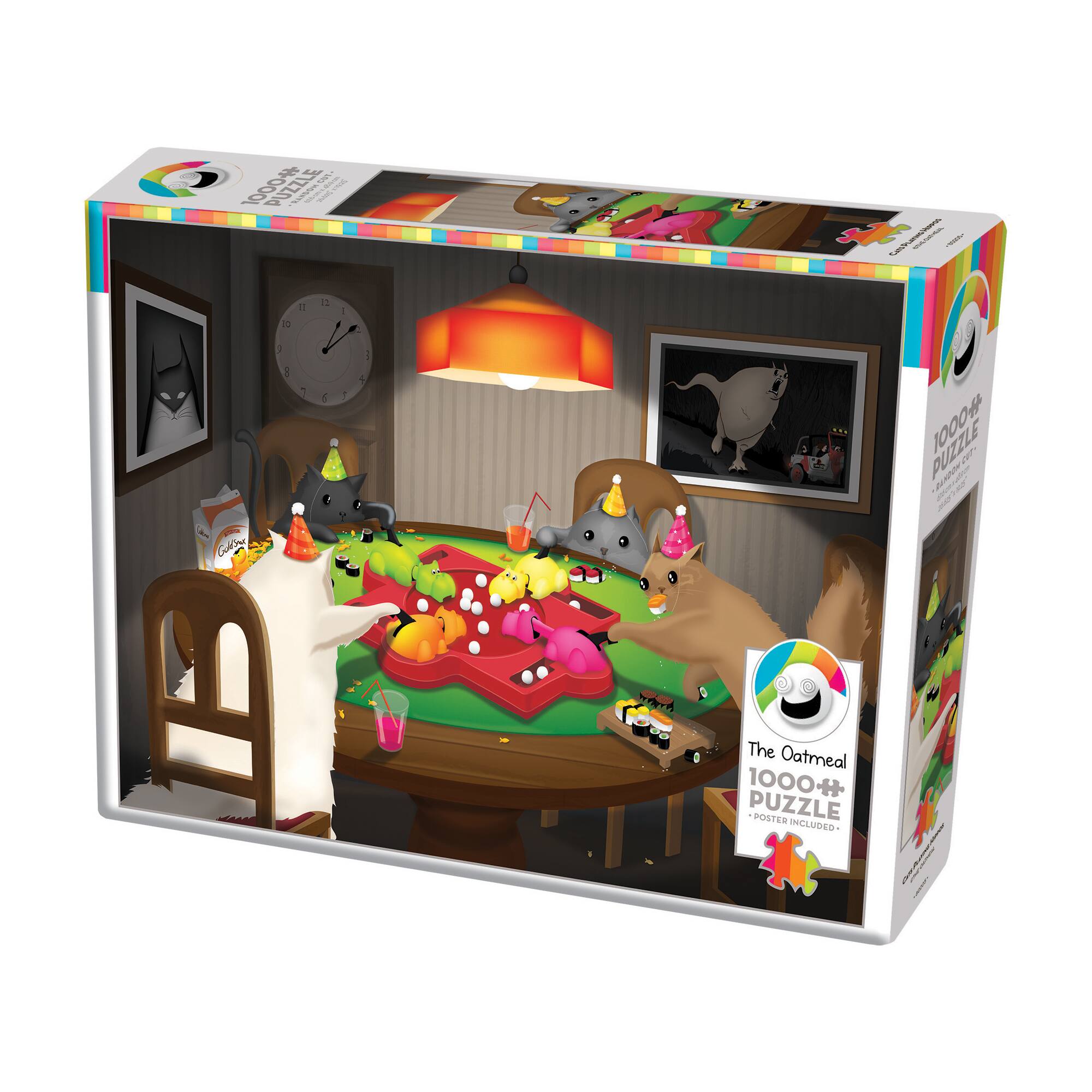 exploding kittens puzzle 1000 piece