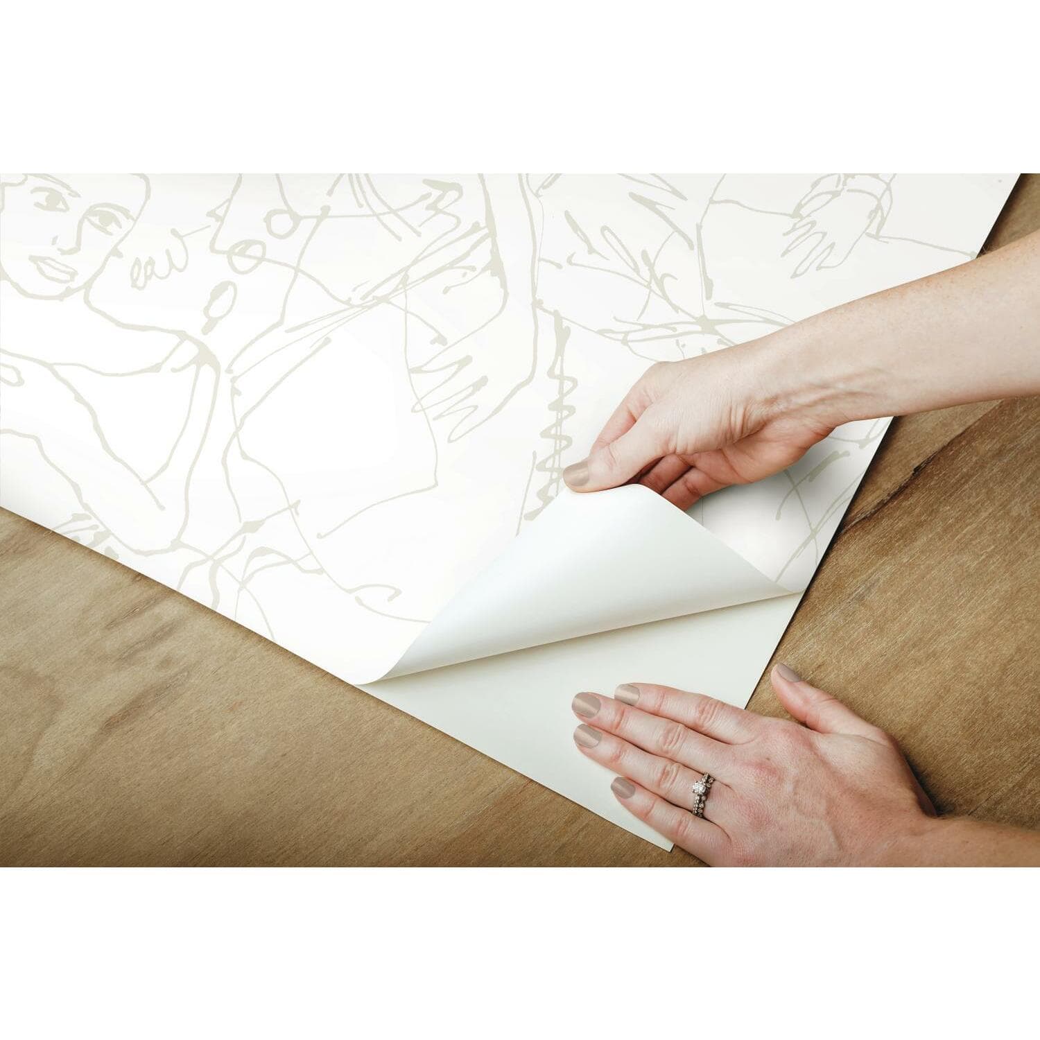 RoomMates Vogue Sketches Peel & Stick Wallpaper