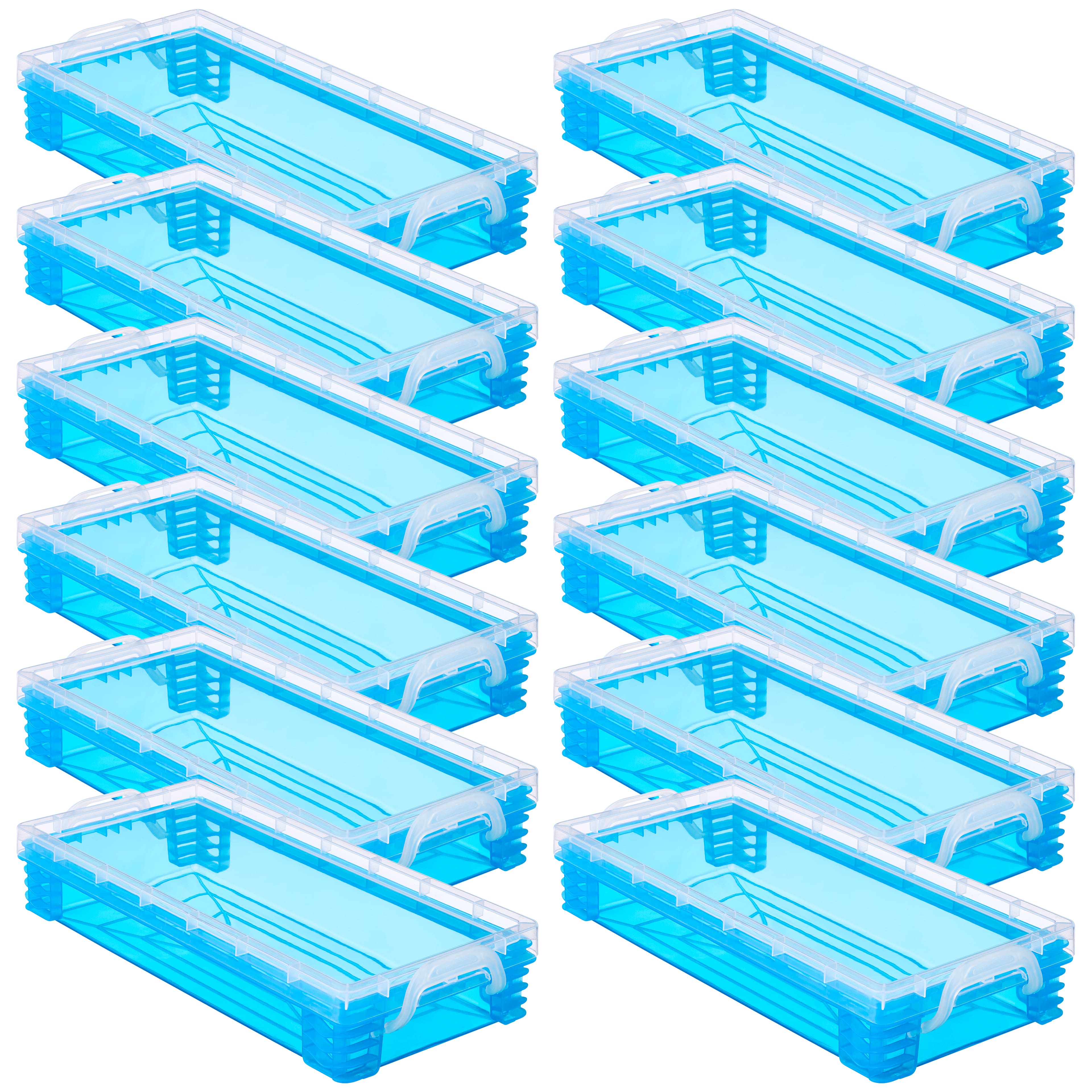 12 Pack: Stacking Pencil Box by Simply Tidy™