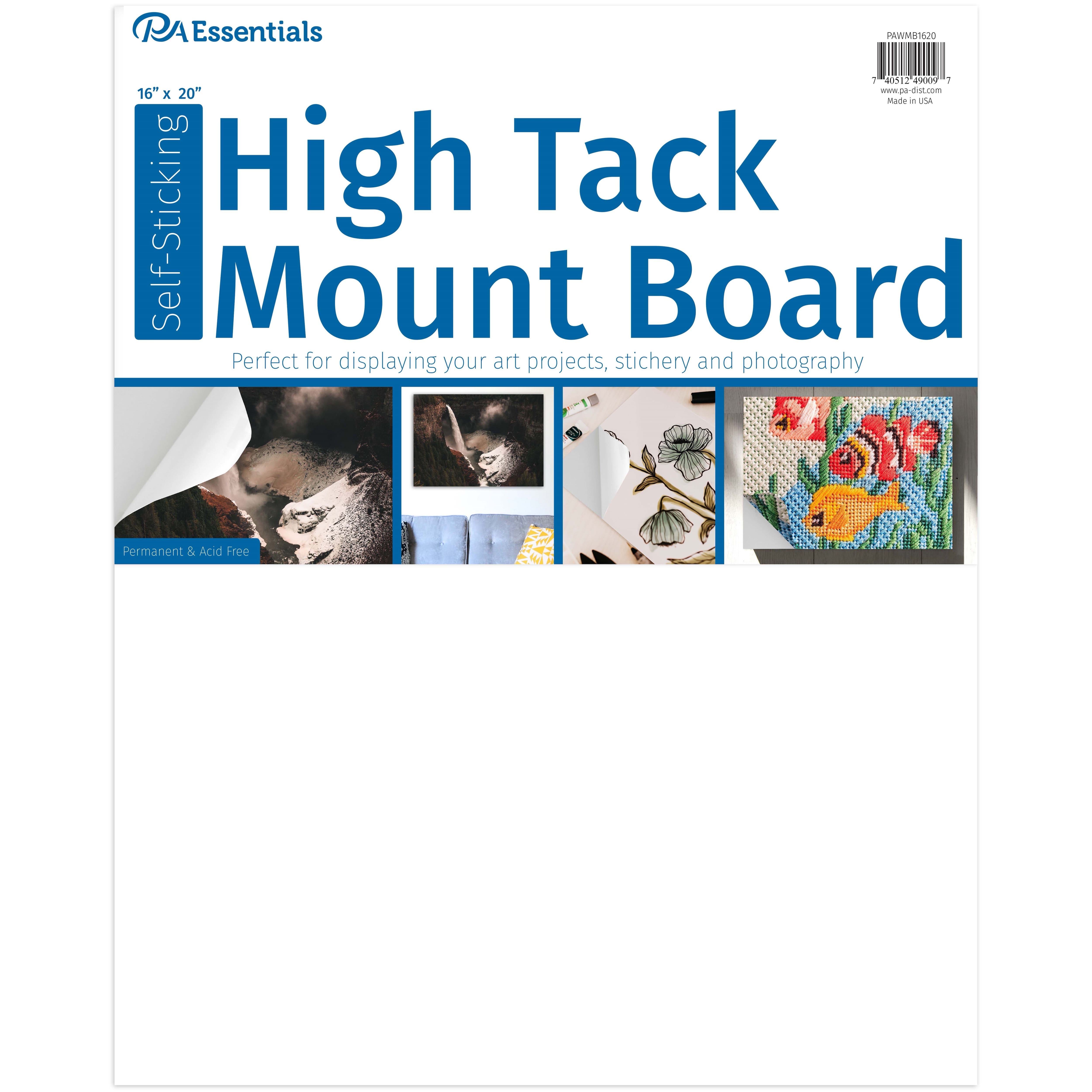 PA Essentials Self-Sticking High Tack Mount Board, 16&#x22; x 20&#x22;