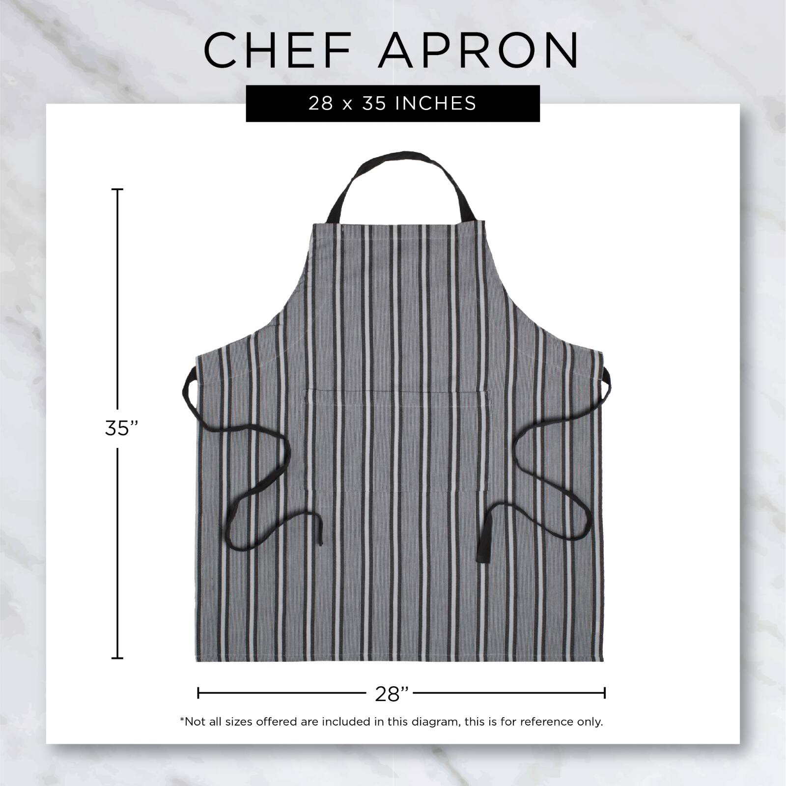 DII&#xAE; Skeleton Print Chef Apron