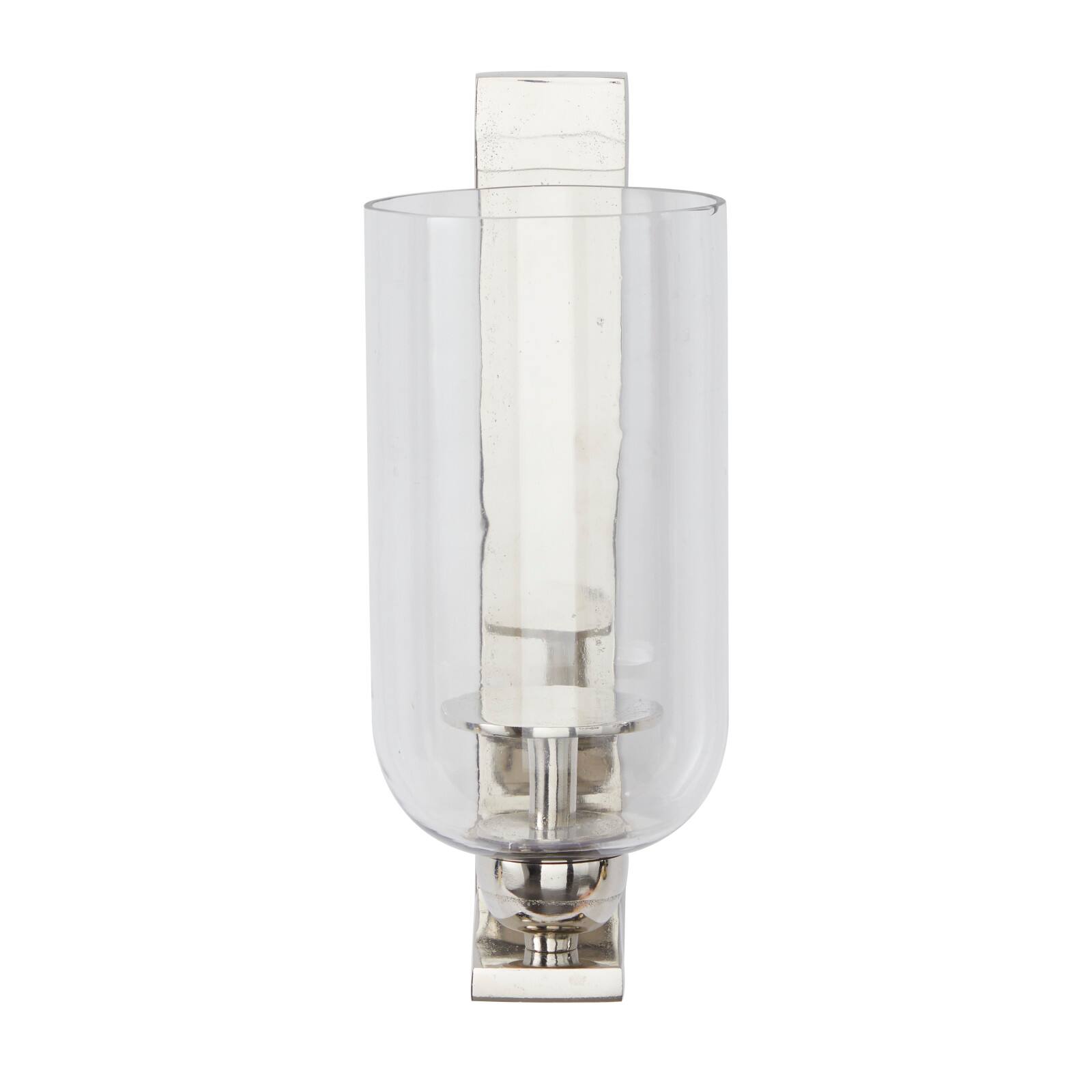 Silver Aluminum Modern Wall Sconce, 6&#x22; x 8&#x22; x 16&#x22;