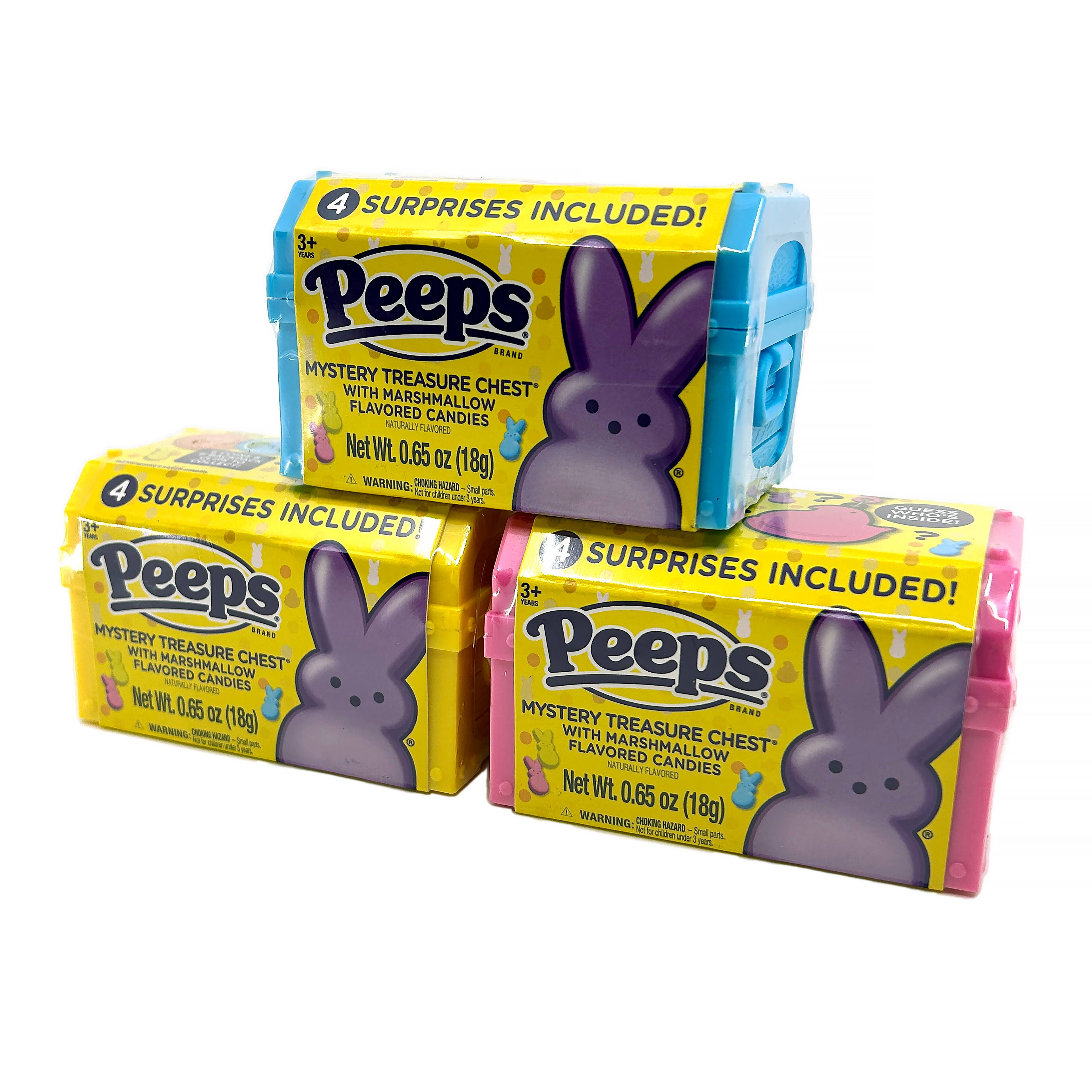 Assorted PEEPS® Mystery Treasure Chest® with Marshmallow Assorted PEEPS® Mystery Treasure Chest® with Marshmallow