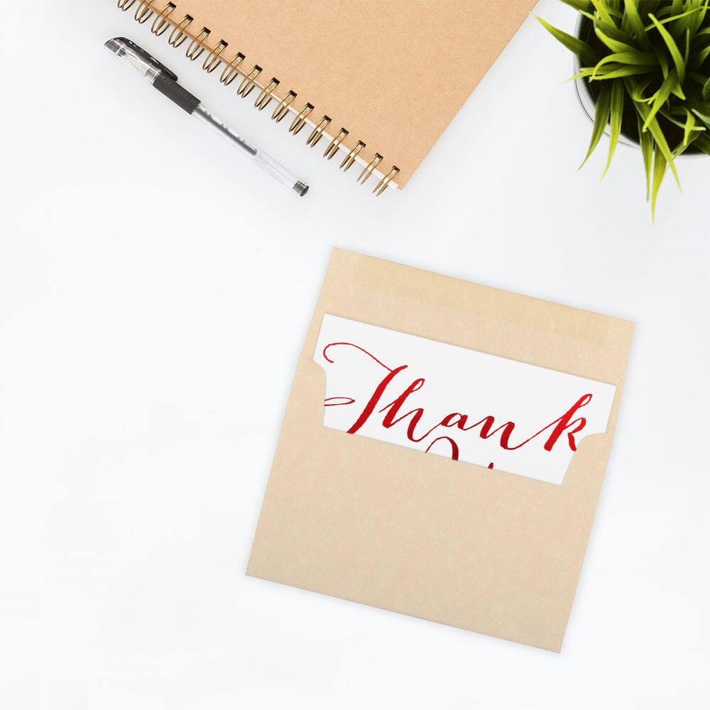 JAM Paper 4.75" x 6.5" Parchment Invitation Envelopes, 50ct.