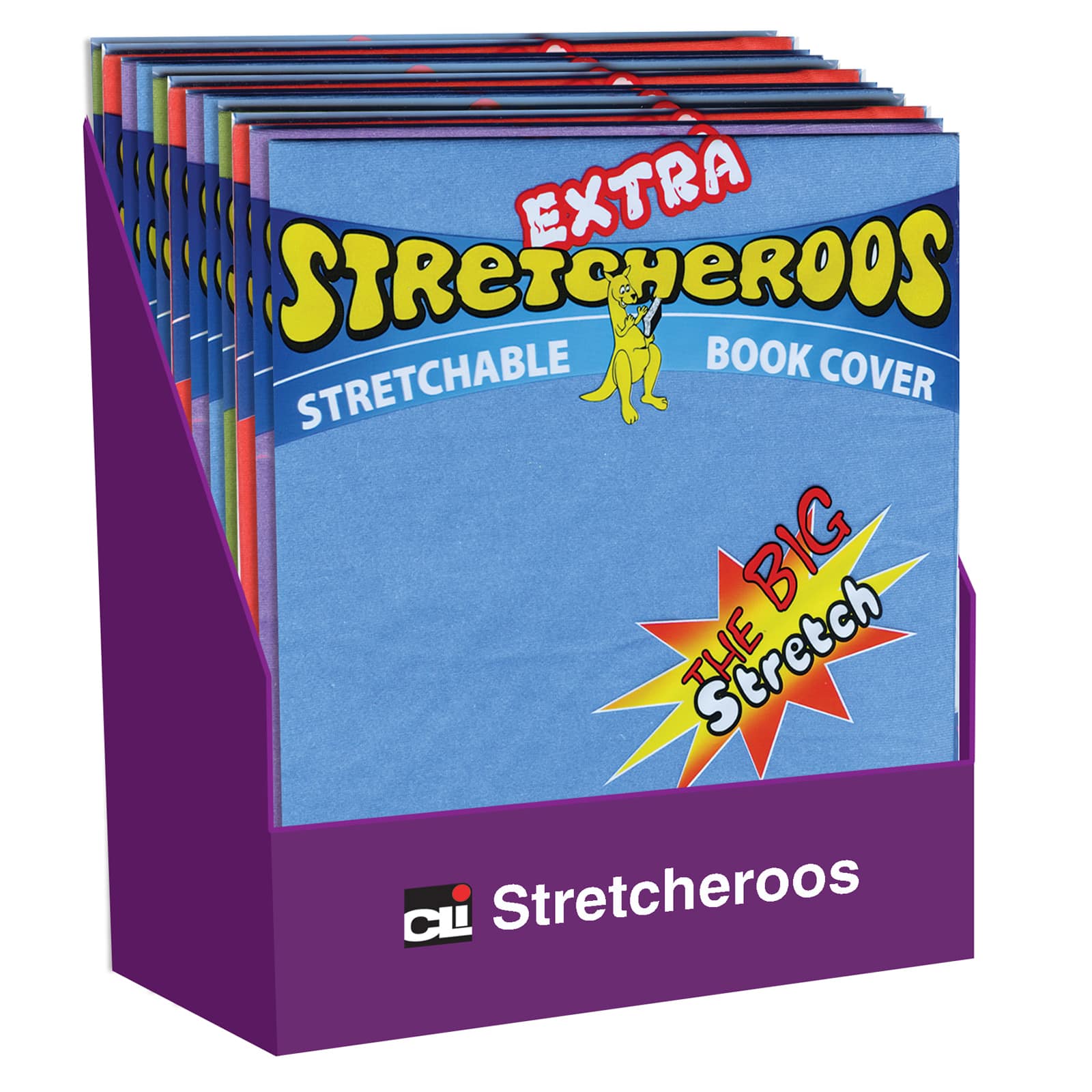 Stretchable Jumbo Book Cover ~ Set of 3 Assorted
