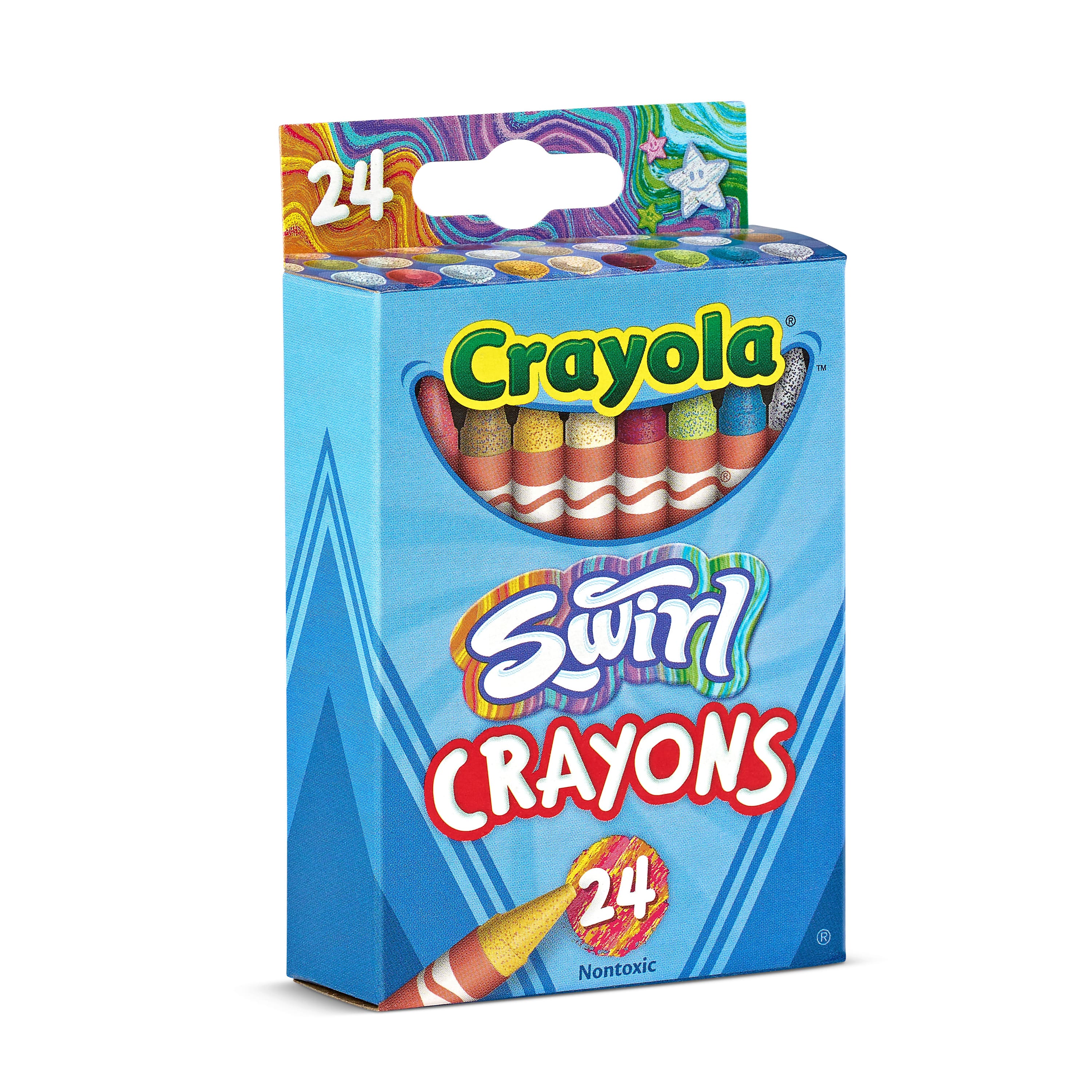 Crayola&#xAE; 24 Color Swirl Crayons