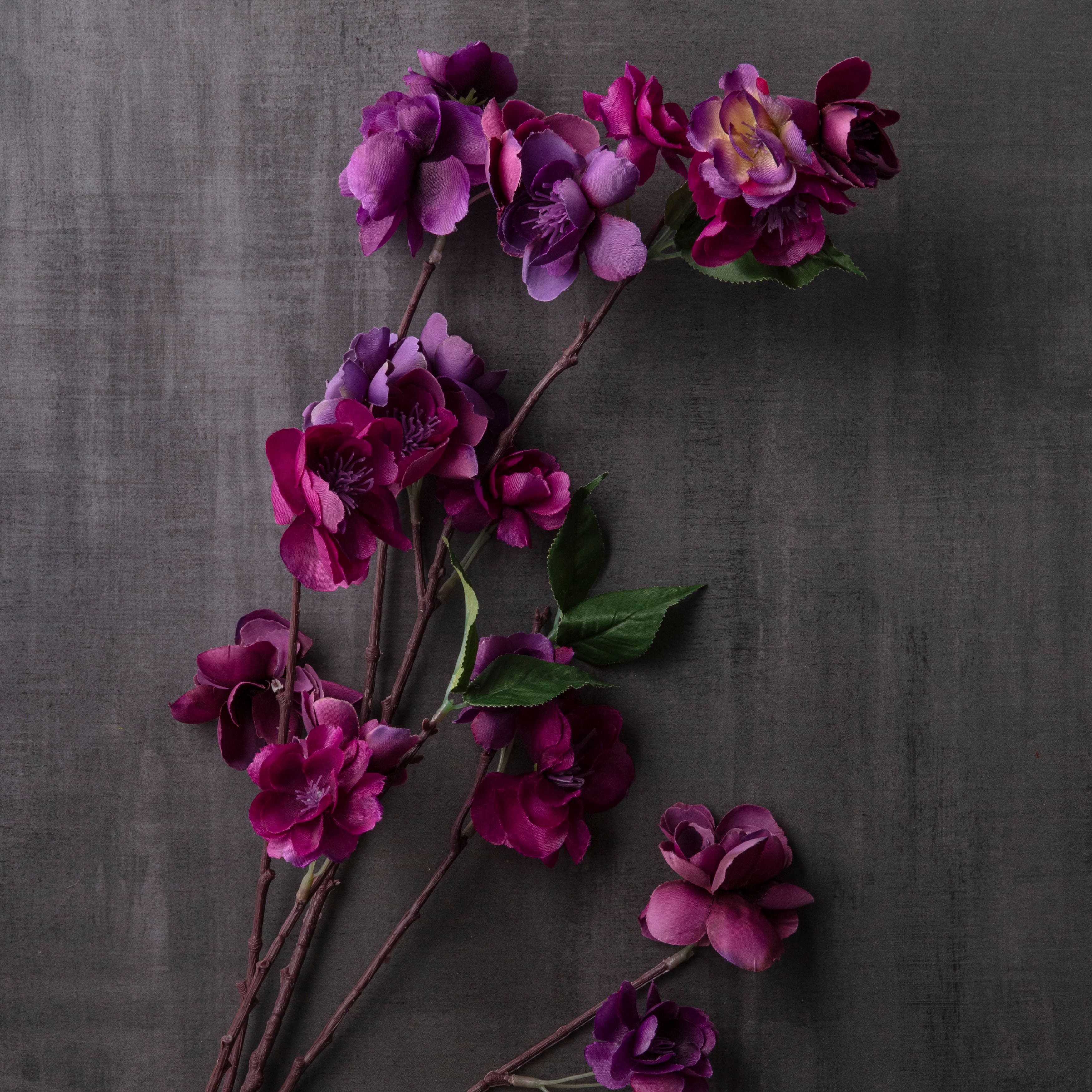 Purple Apple Blossom Branch Stem by Ashland&#xAE;