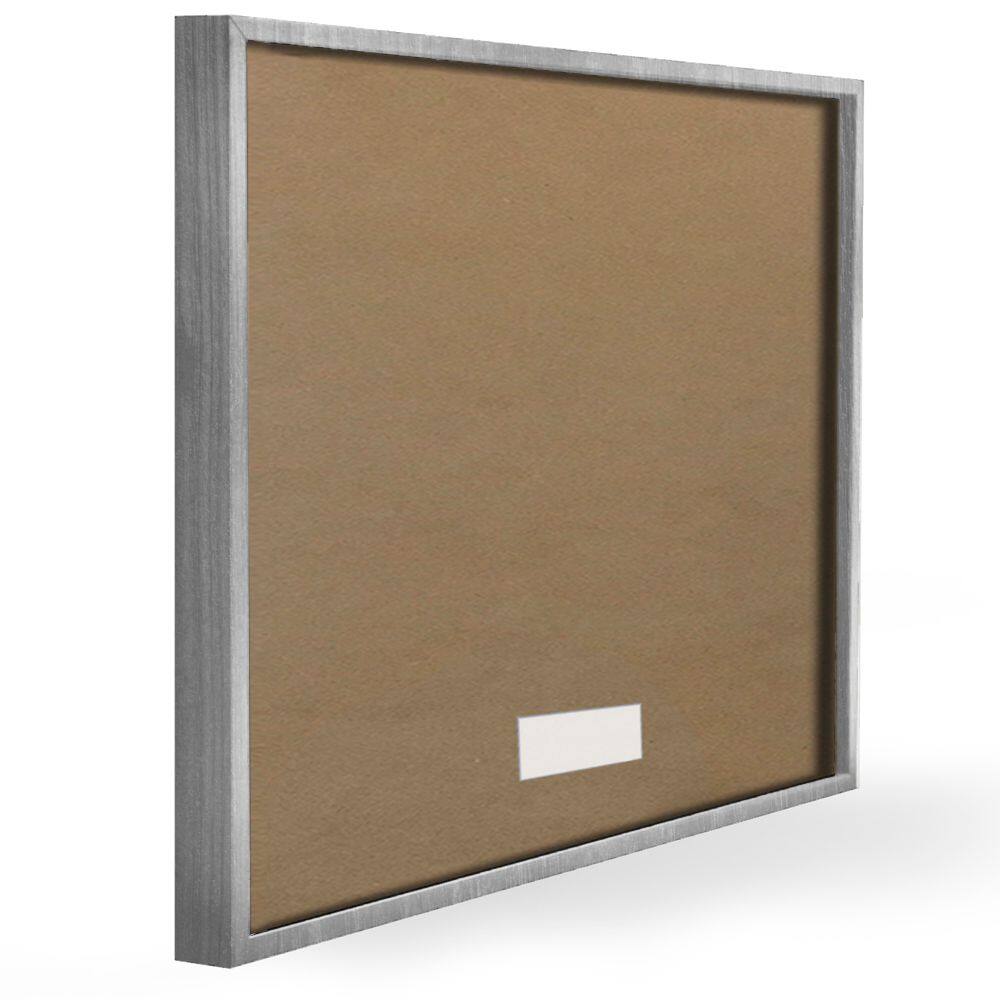 Stupell Industries Minimal Abstract Glam Sunburst Lines Over Pink in Gray Frame Wall Art