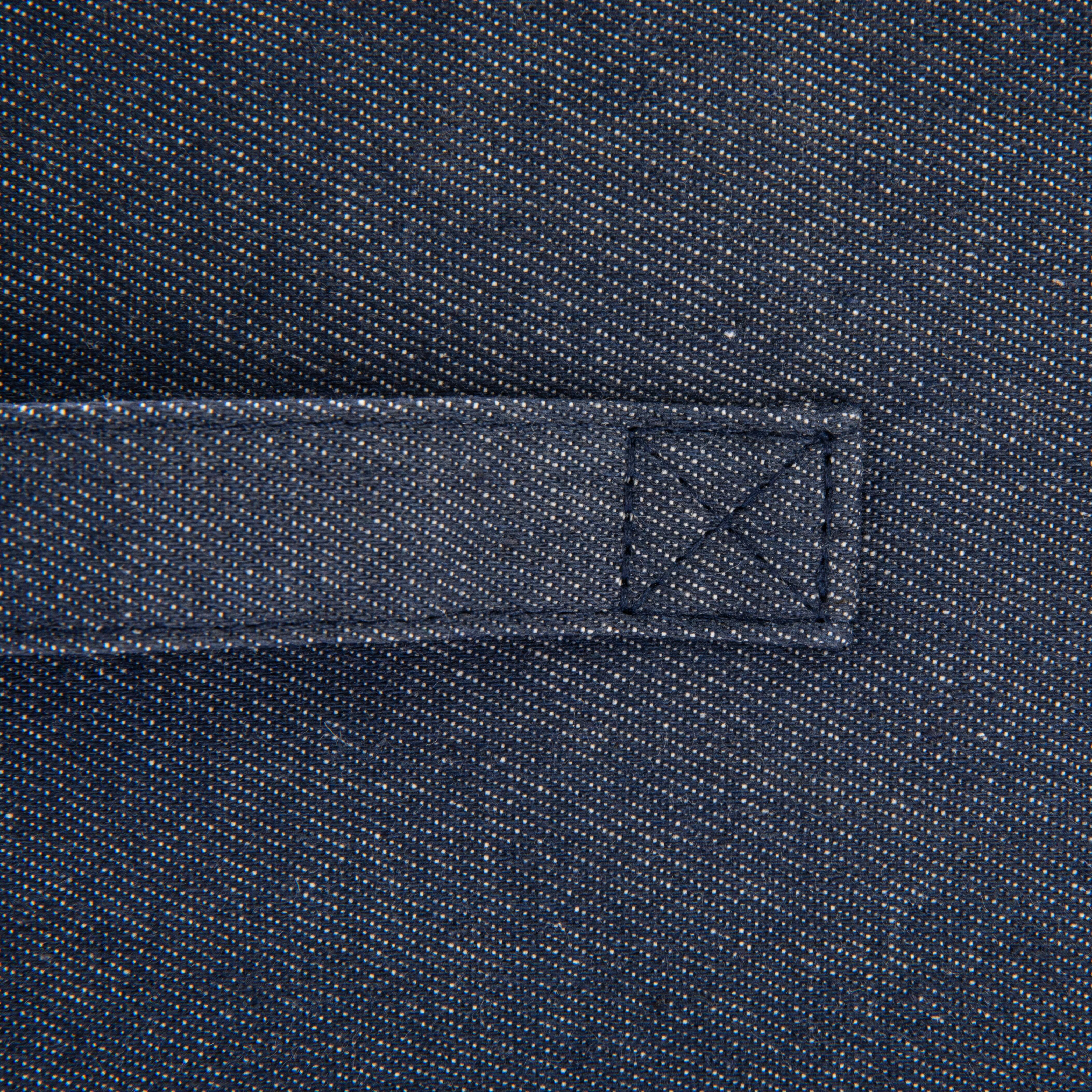 Household Essentials 7.5" Denim Blue Collapsible Cotton Blend Cube Storage Drawer, 2ct.