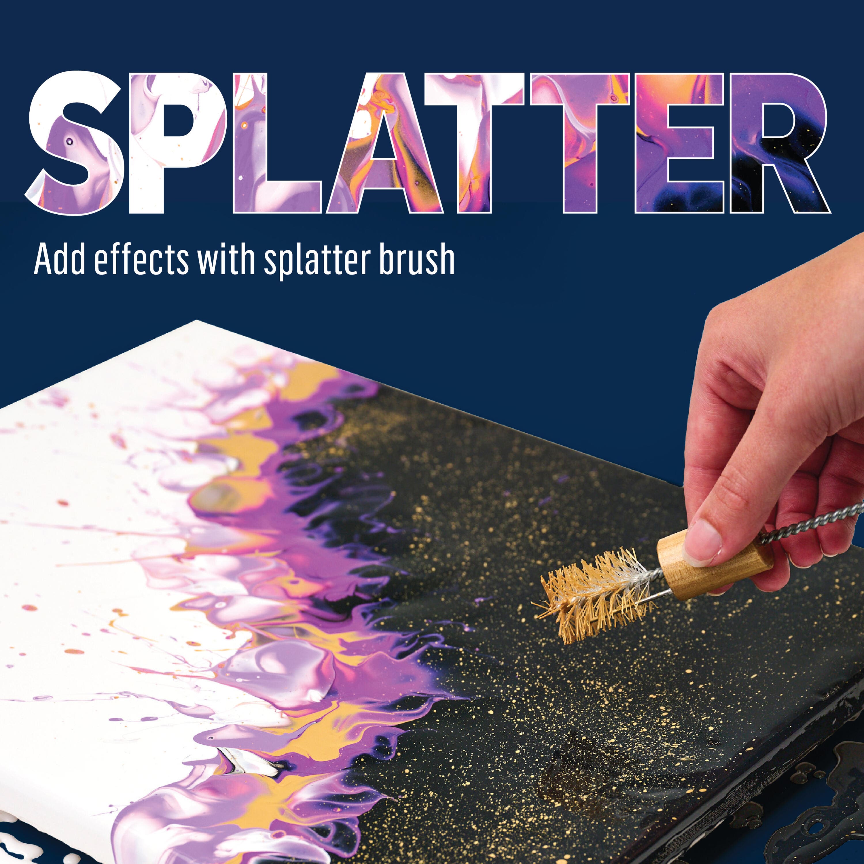 FolkArt&#xAE; Drizzle&#x2122; Blow &#x26; Splatter Set