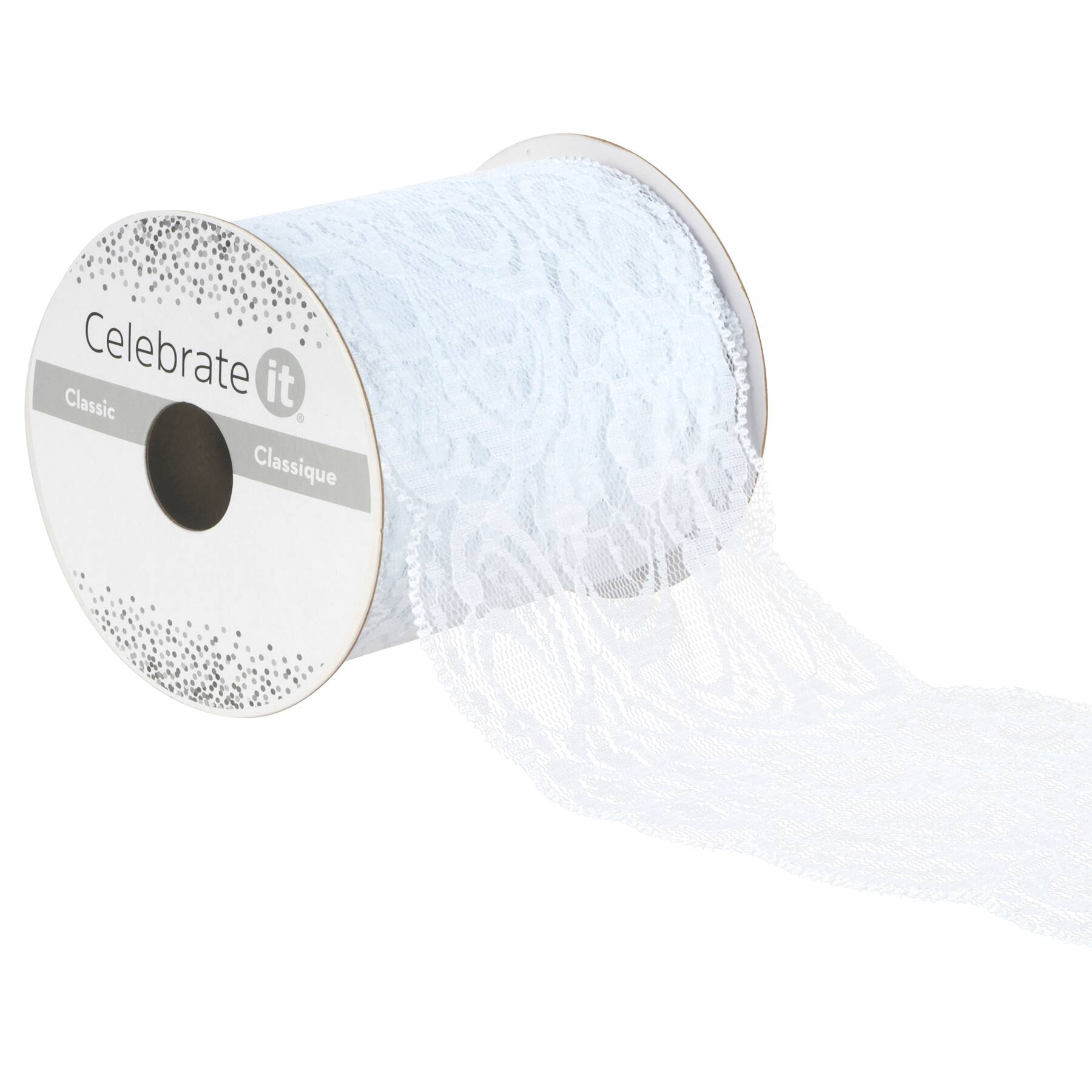 3.5" x 3yd. Lace Ribbon by Celebrate It®
