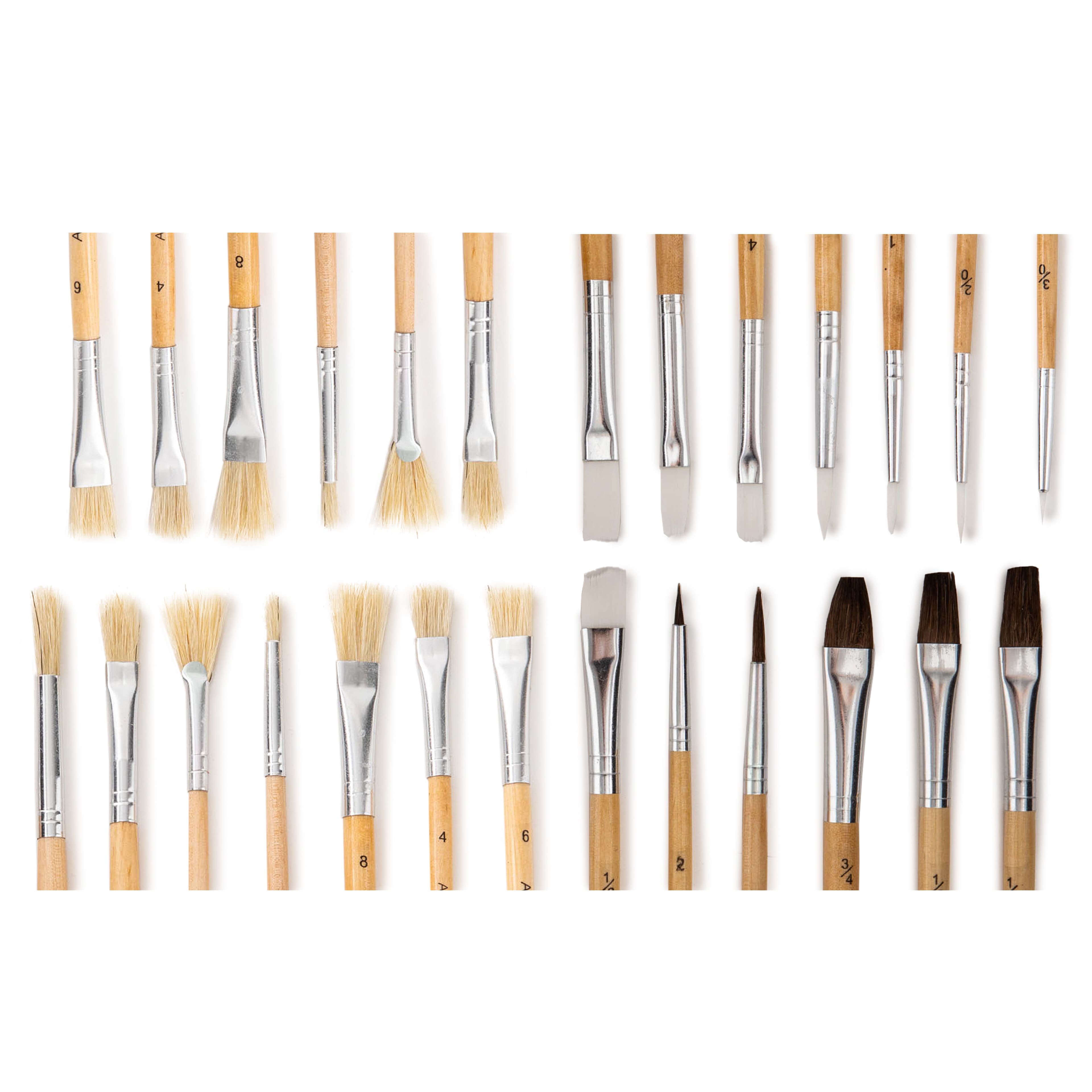 Creative Mark Pro Control Extra Wide Large Synthetic Brushes -  Multi-Filament Brush for Large Paint Coverage, Mural Painting, and More! -  [Size - 8]