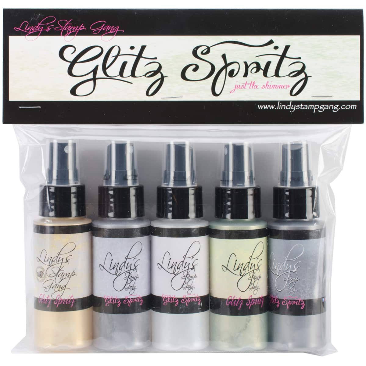 Lindy&#x27;s Stamp Gang&#xAE; Glitz Spritz Set, 2oz.