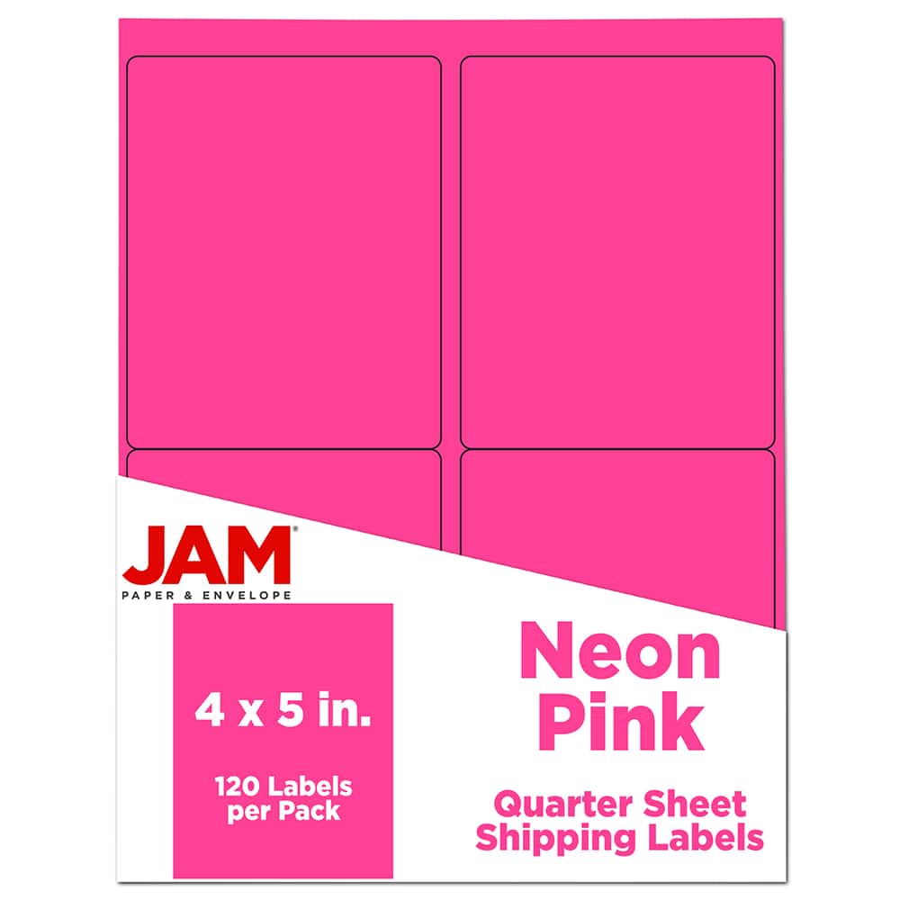 JAM Paper Extra Large Shipping Address Label Stickers
