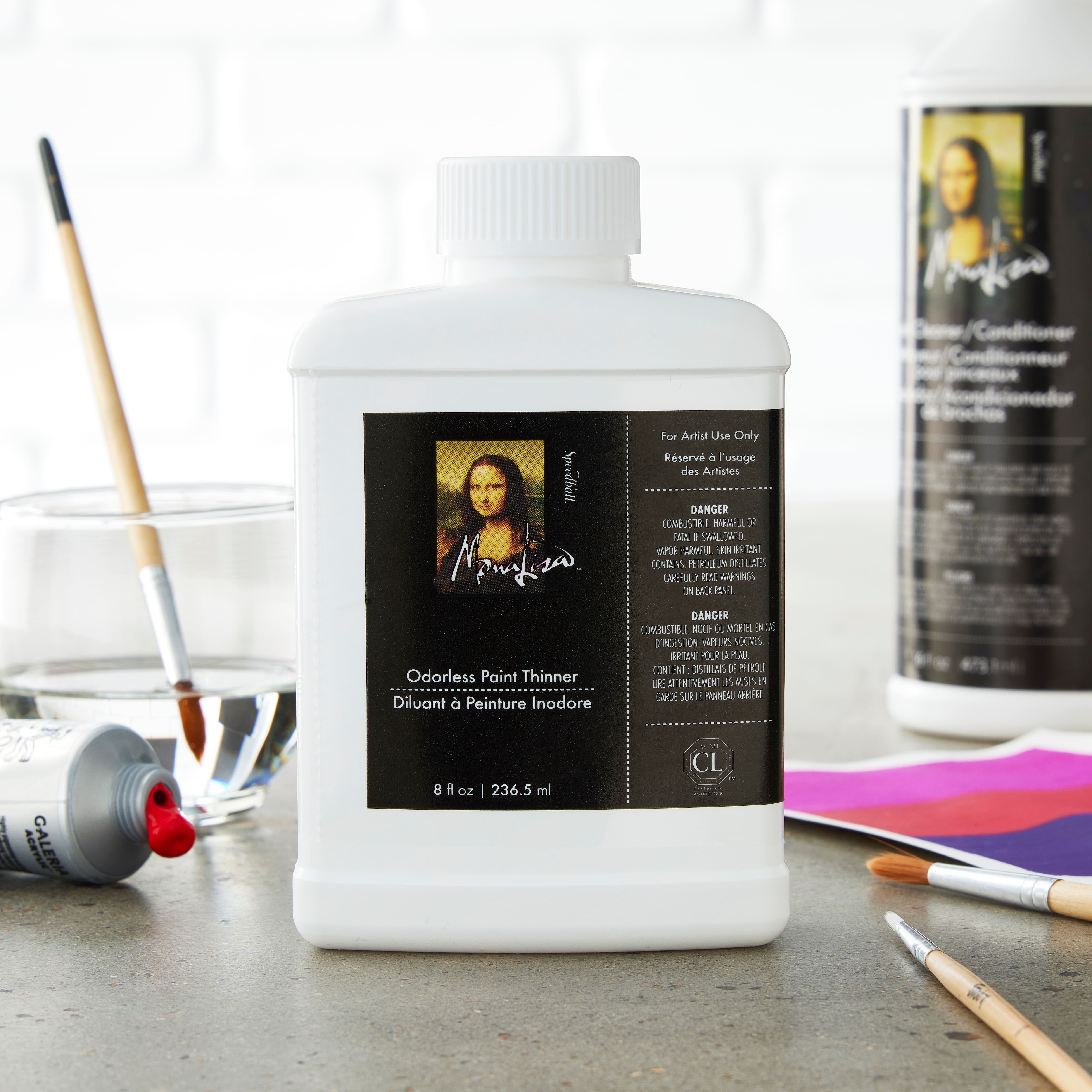 12 Pack: Mona Lisa™ Odorless Paint Thinner, 8oz.