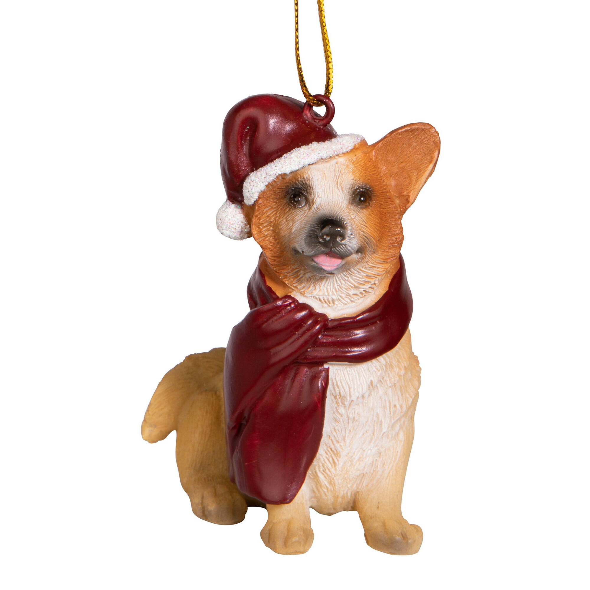 Design Toscano 3.5&#x22; Welsh Corgi Ornament Sculpture