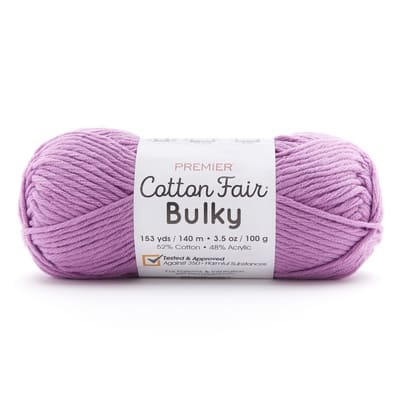 Premier® Cotton Fair® Bulky Solid Yarn | Michaels