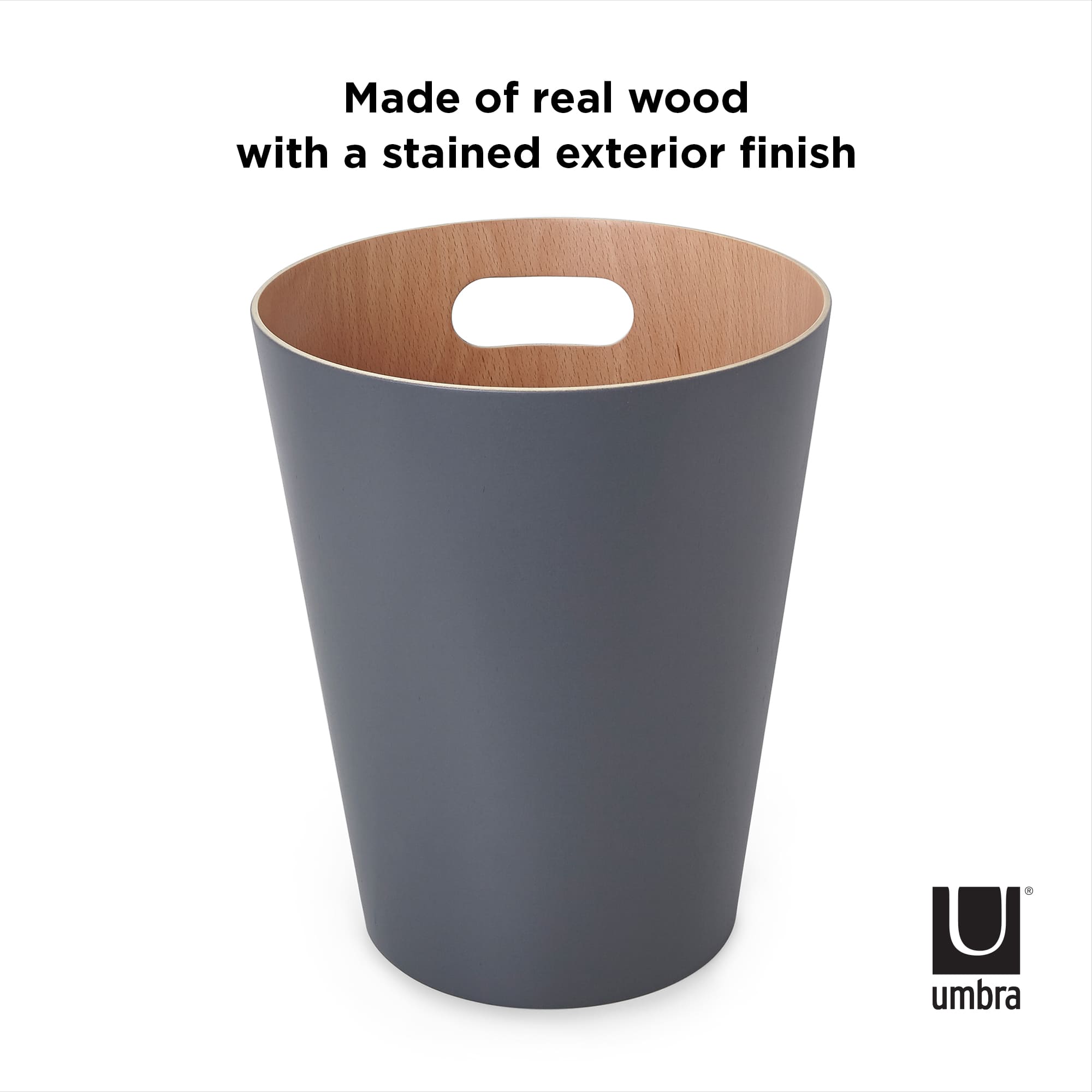 Umbra 2gal. Woodrow Trash Can