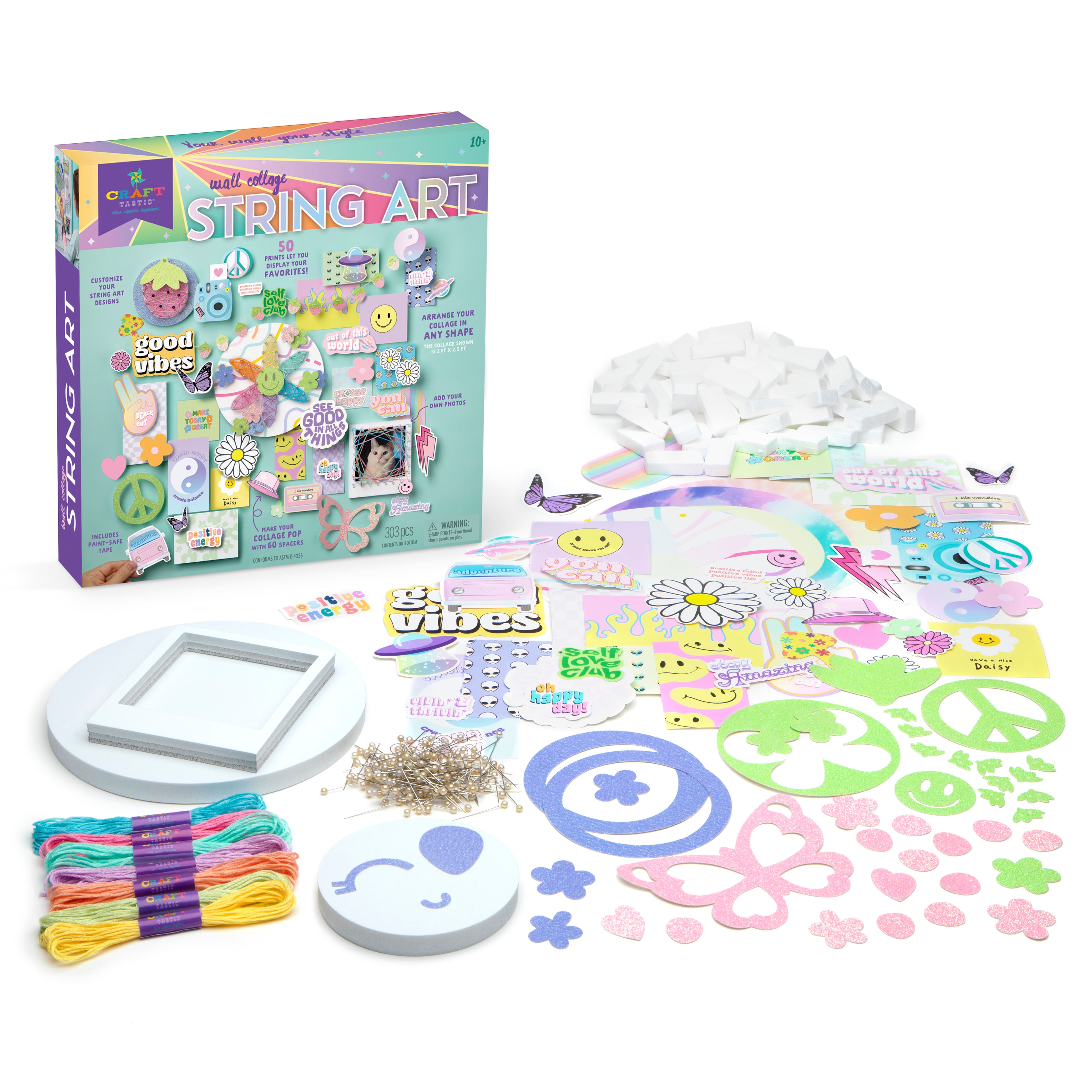 Craft-Tastic&#xAE; Wall Collage String Art