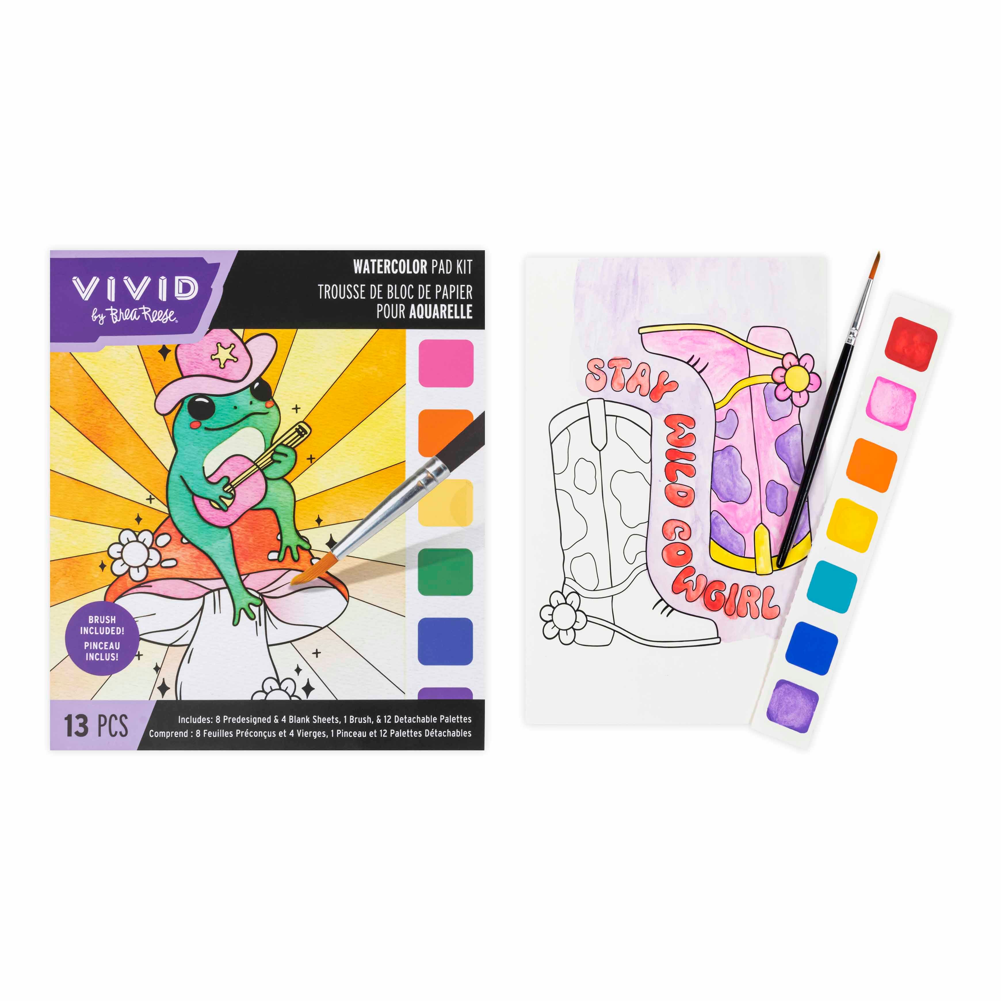 VIVID by Brea Reese&#xAE; Western Watercolor Pad Kit