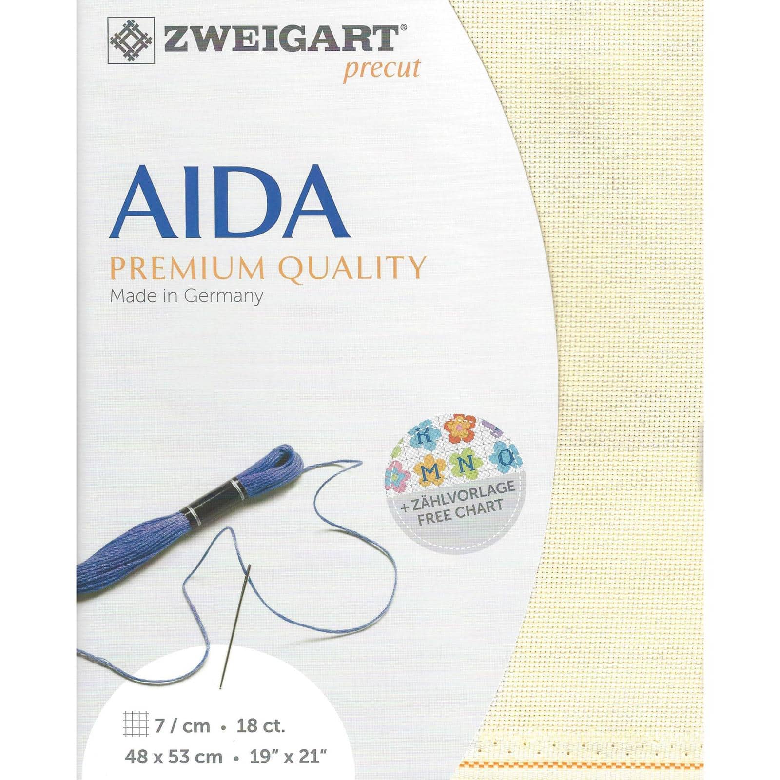 Zweigart® Belfast Fein-Aida 18 Count Pre-Cut Fabric
