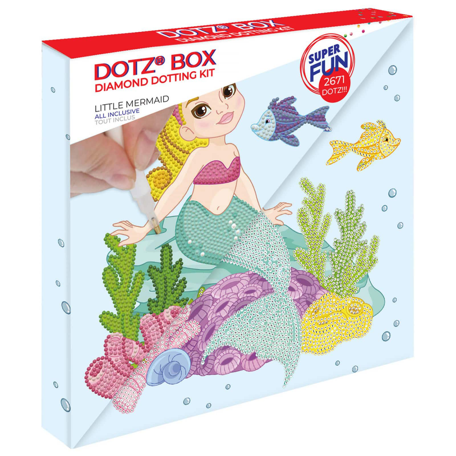 Diamond Dotz&#xAE; Little Mermaid Diamond Box Painting Kit