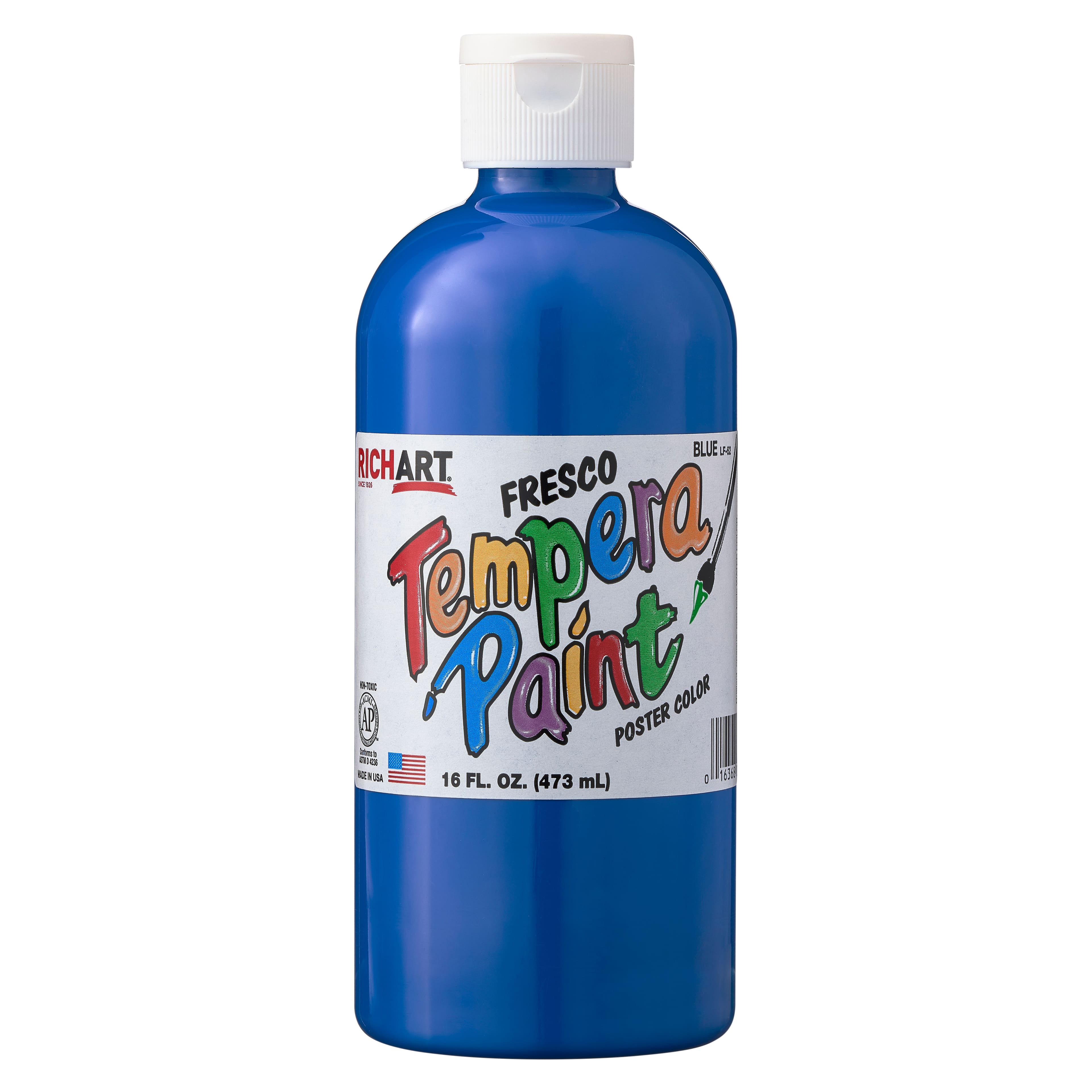 16 Pack: Rich Art Liquid Fresco Tempera Paint