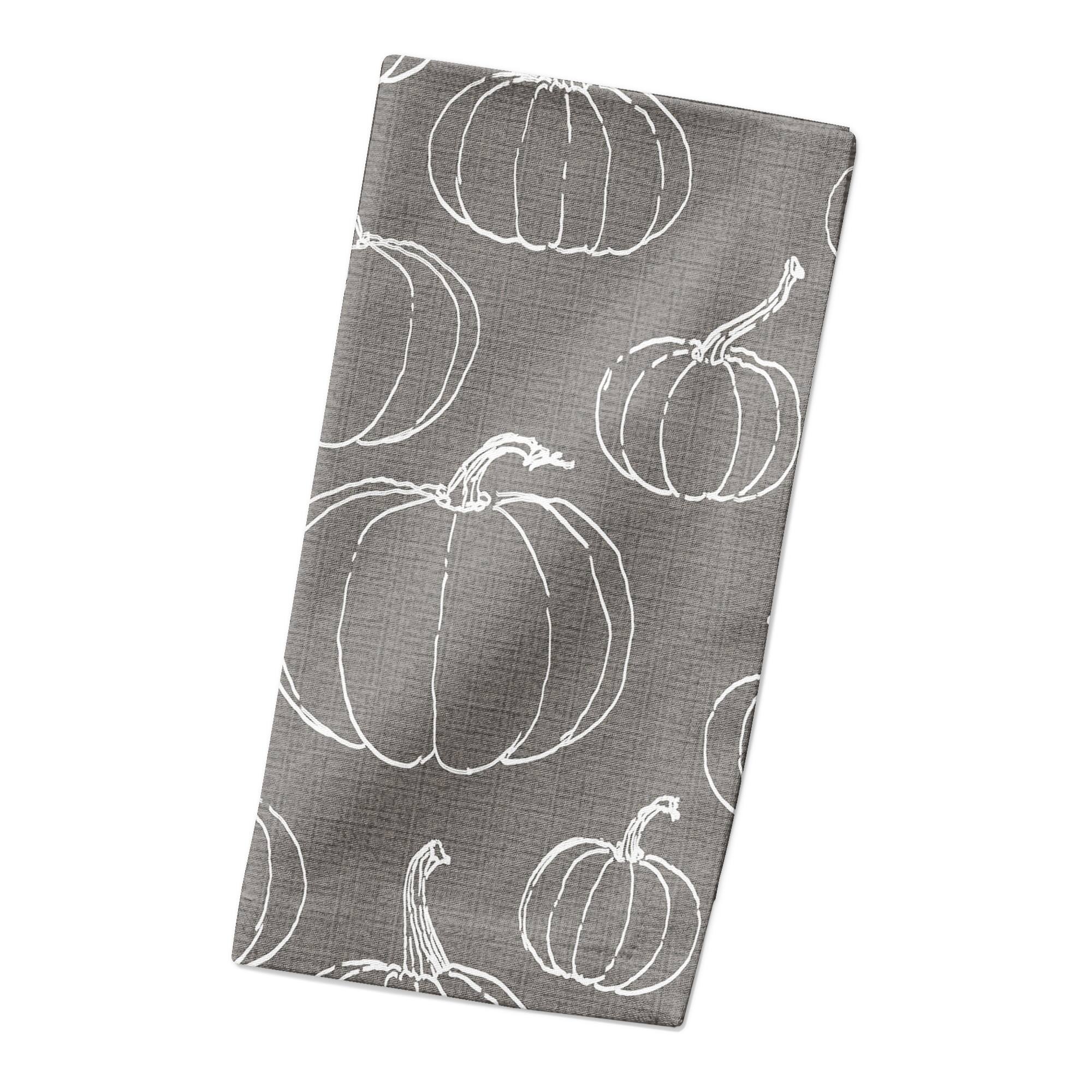 Pumpkin Pattern Cotton Twill Napkin