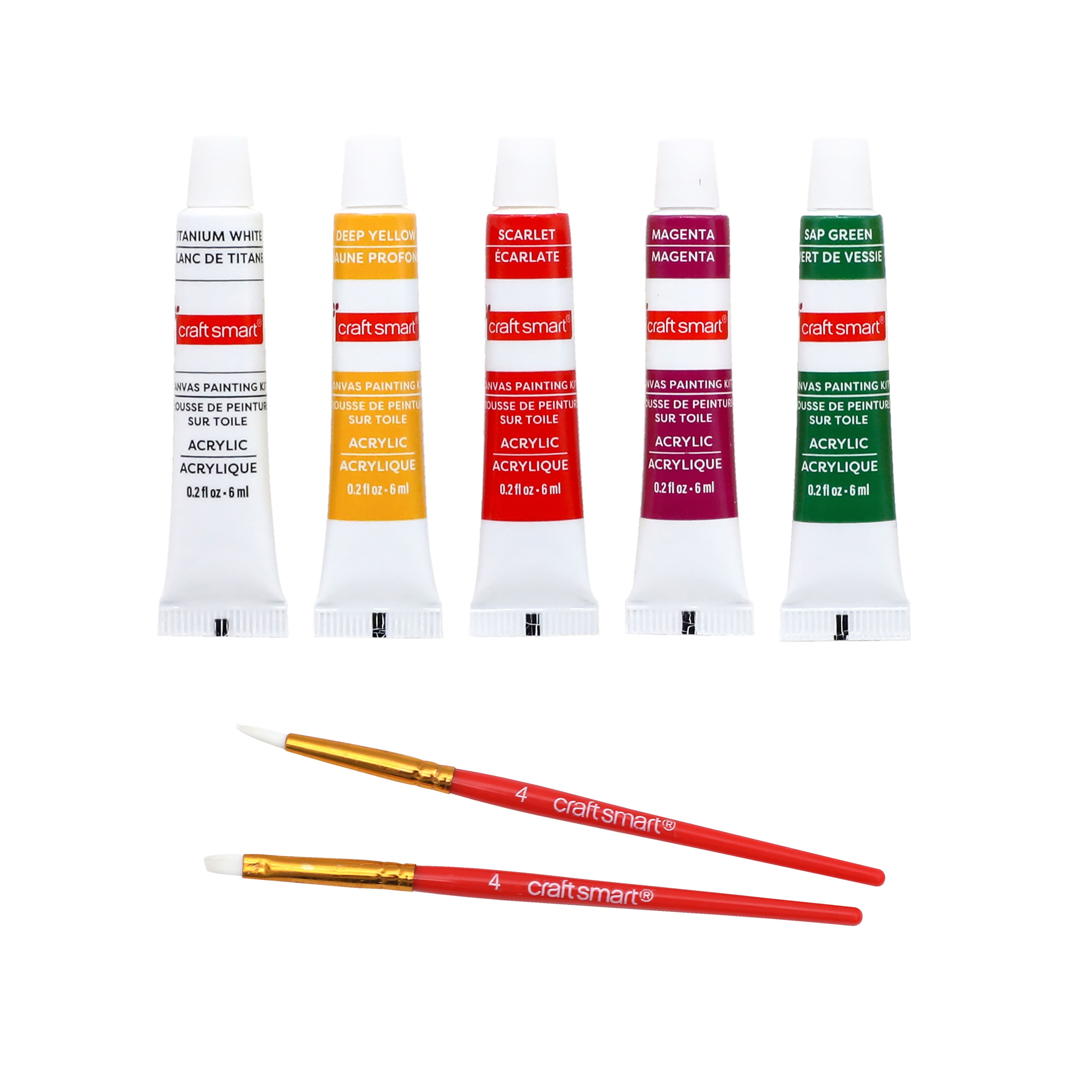 5&#x22; x 5&#x22; Christmas Deer Canvas Painting Kit by Artist&#x27;s Loft&#x2122;