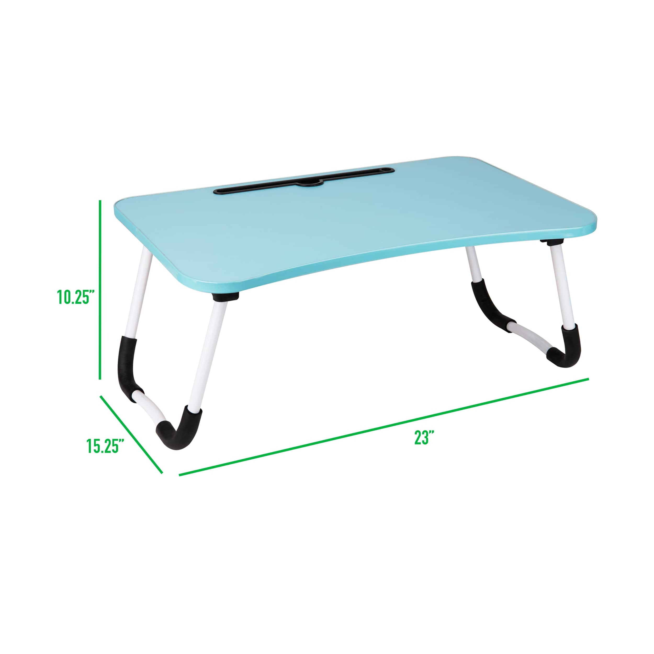 Mind Reader Freestanding Portable Foldable Lap Desk with Fold-Up Legs