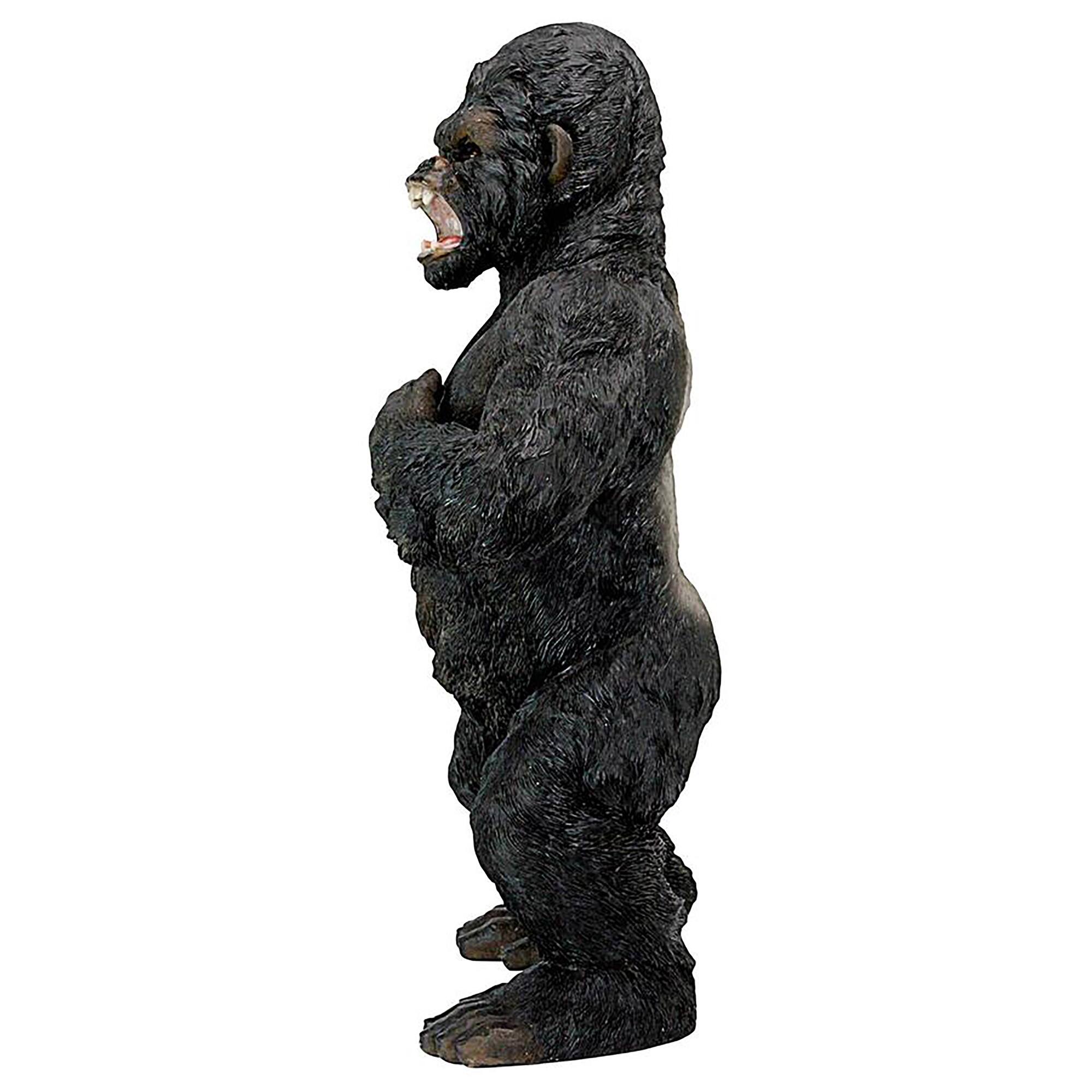Design Toscano 25" Great Ape Monster Jungle Animal Statue