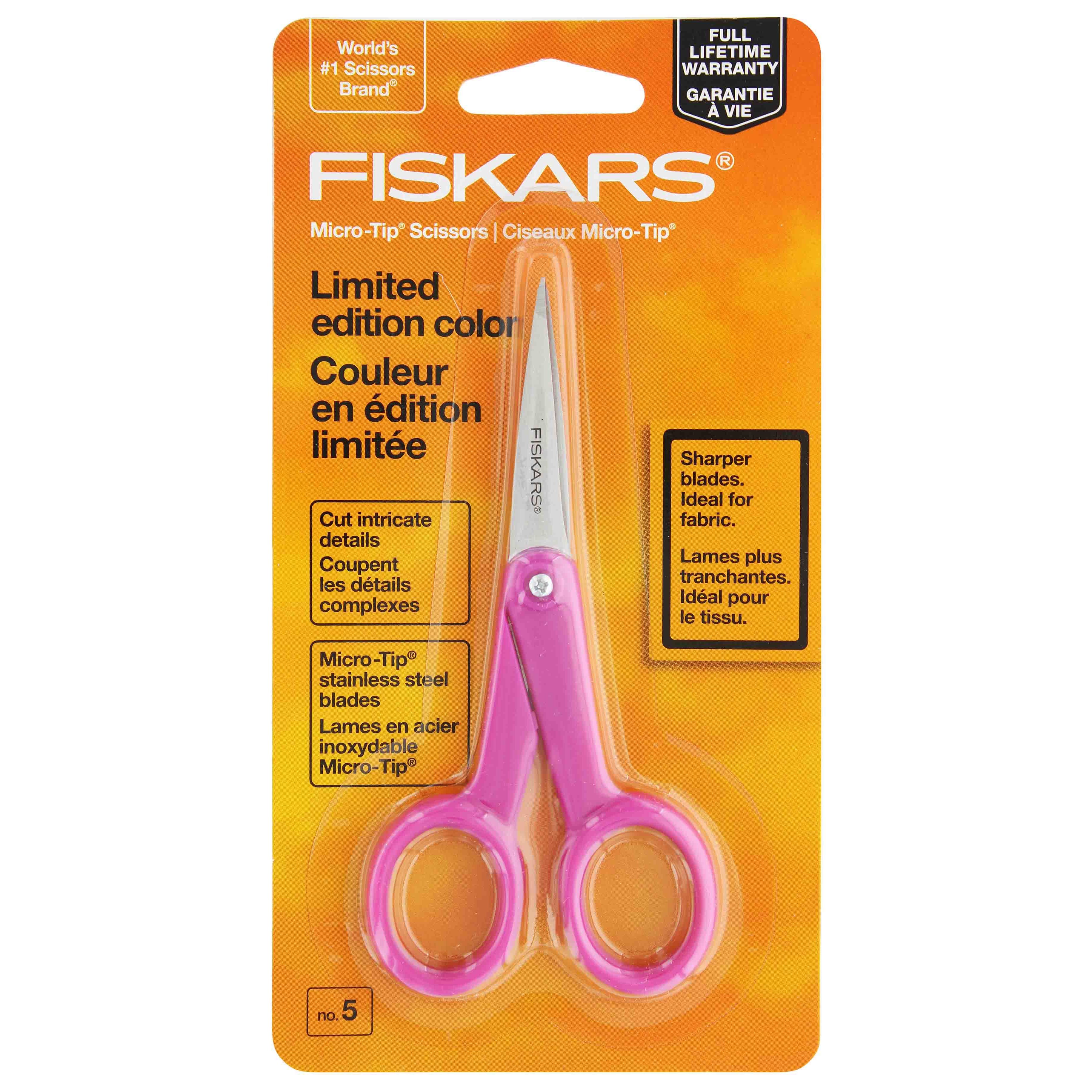 Fiskars 5 in. Micro Tip Scissors