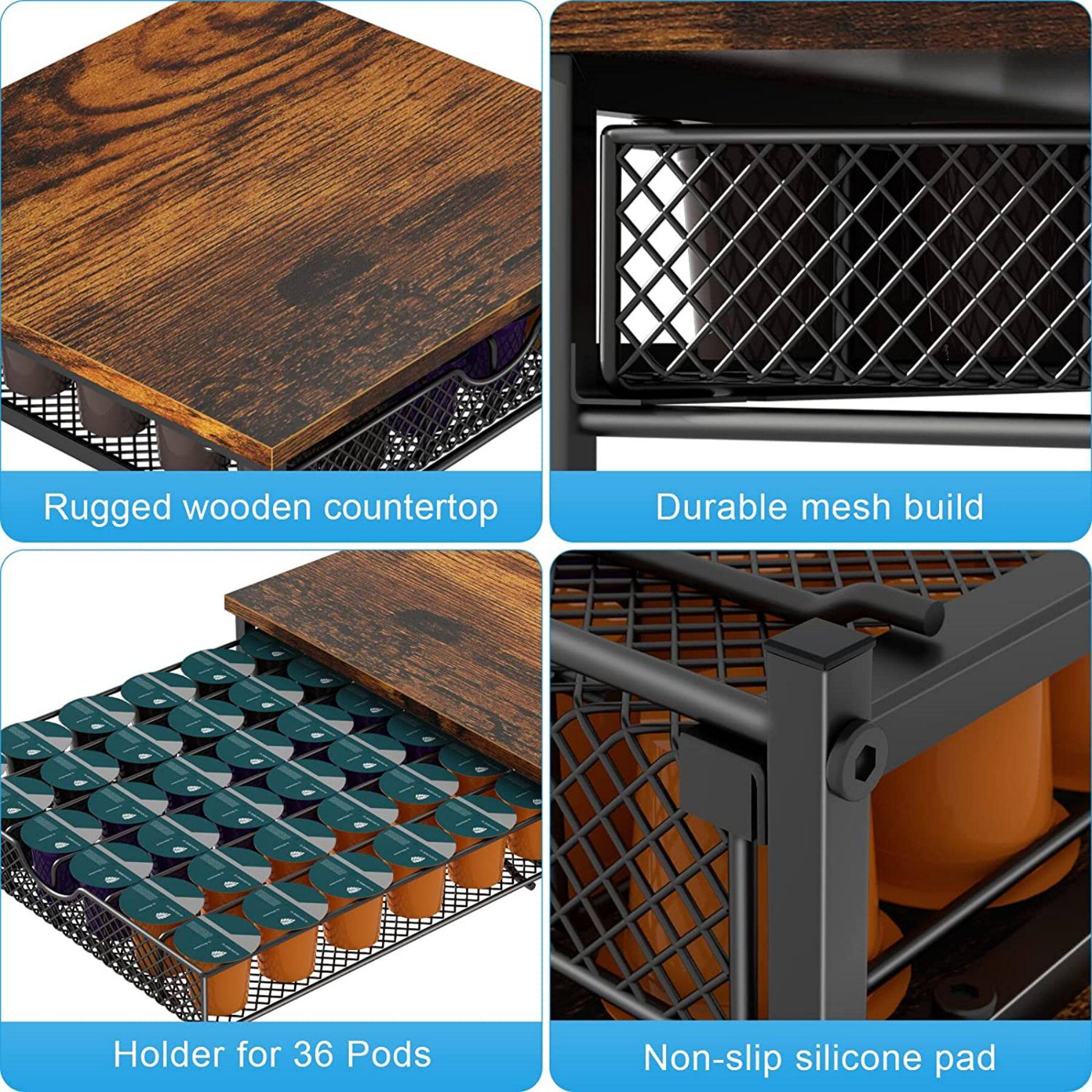 NEX™ Coffee Holder with Storage Drawer for K-Cups