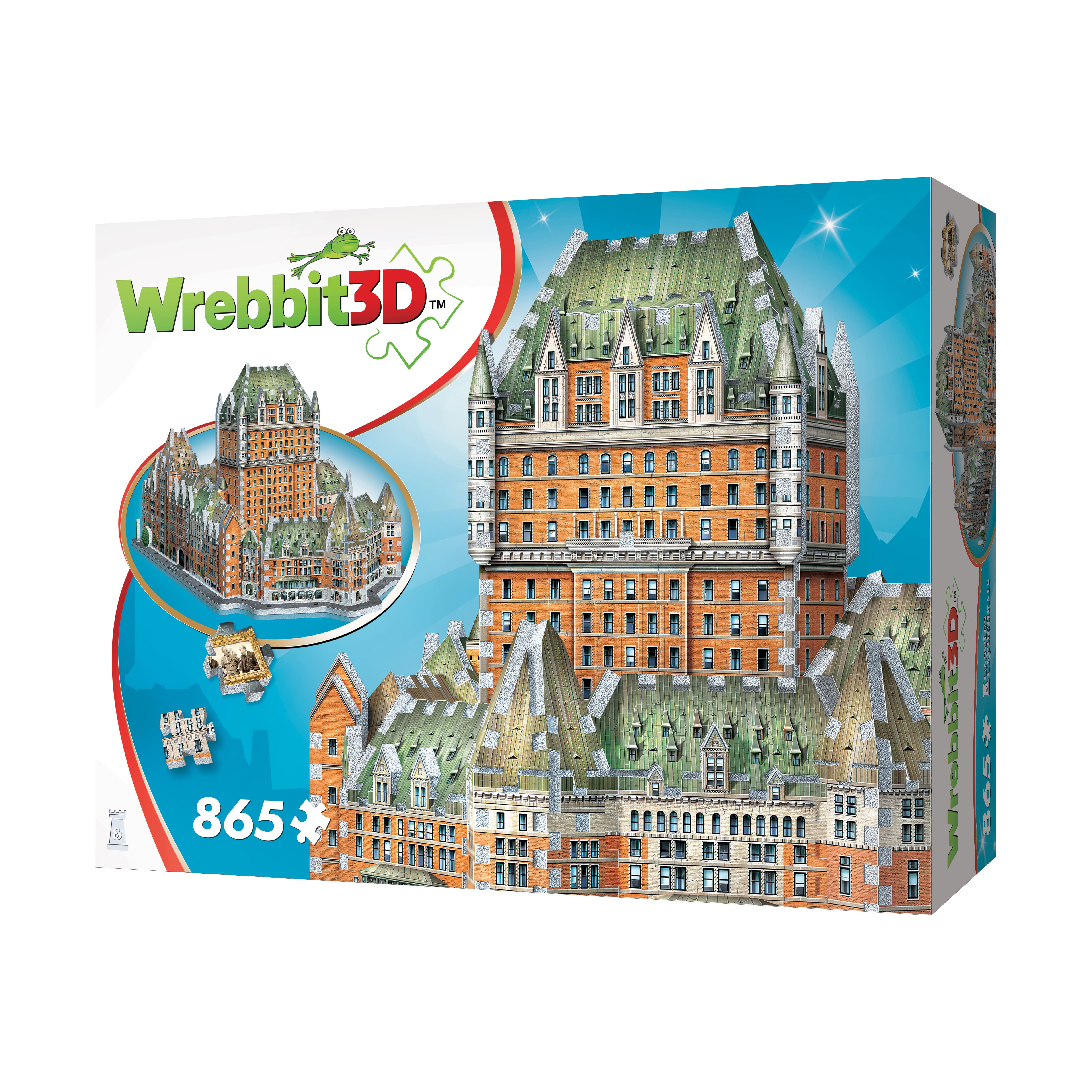 Castles &#x26; Cathedrals - Le Chateau Frontenac 3D Puzzle: 865 Pcs