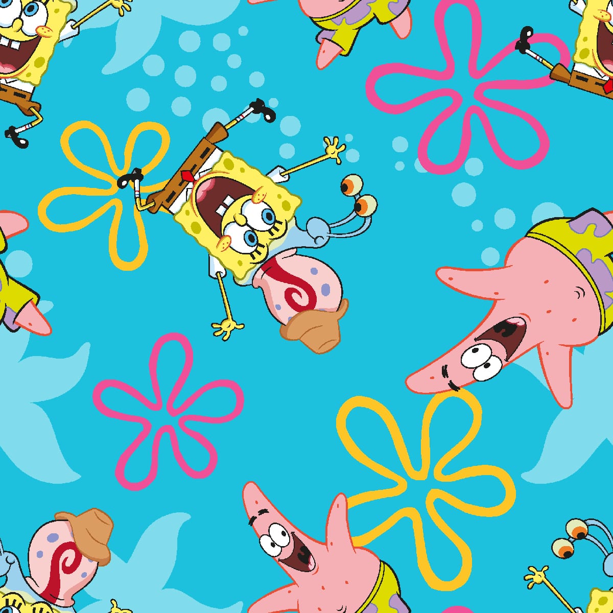 Springs Creative Spongebob &#x26; Friends Cotton Fabric