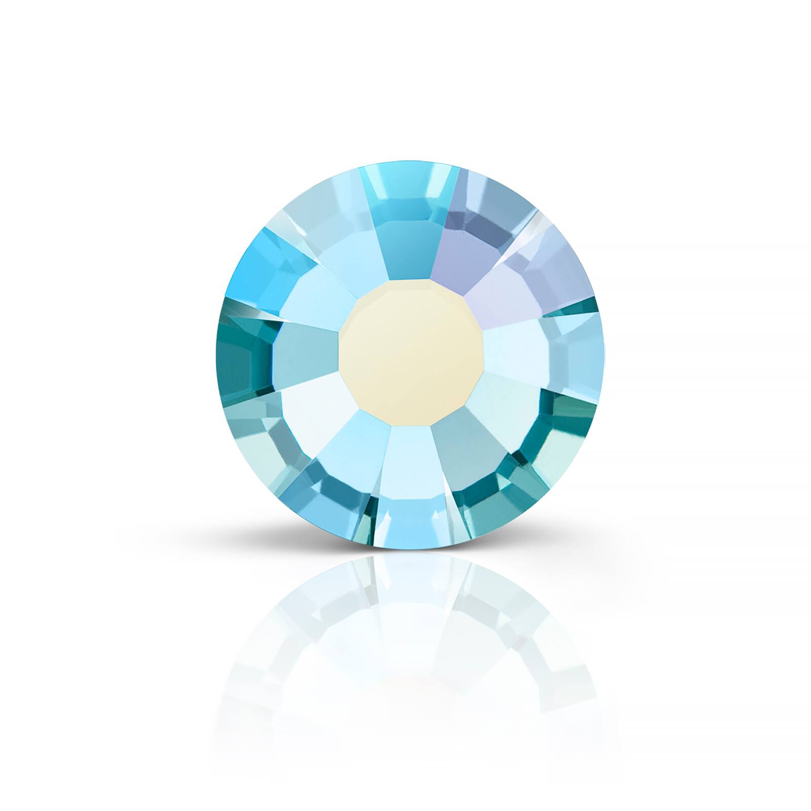 Preciosa MAXIMA SS5 Aurora Borealis Flatback Czech Crystals, 144ct.