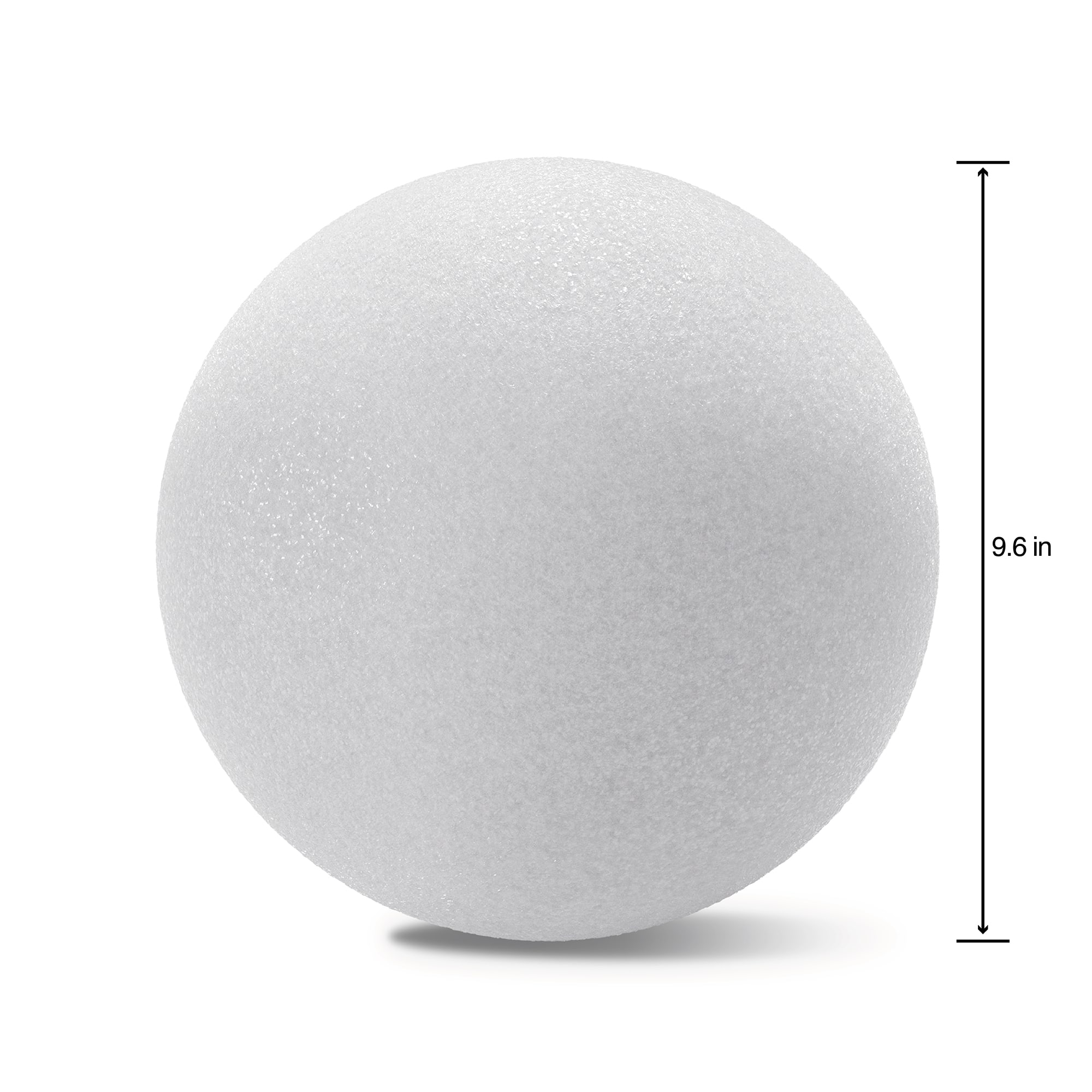 4 X Customizable PARTY BALL - 8 White Styrofoam