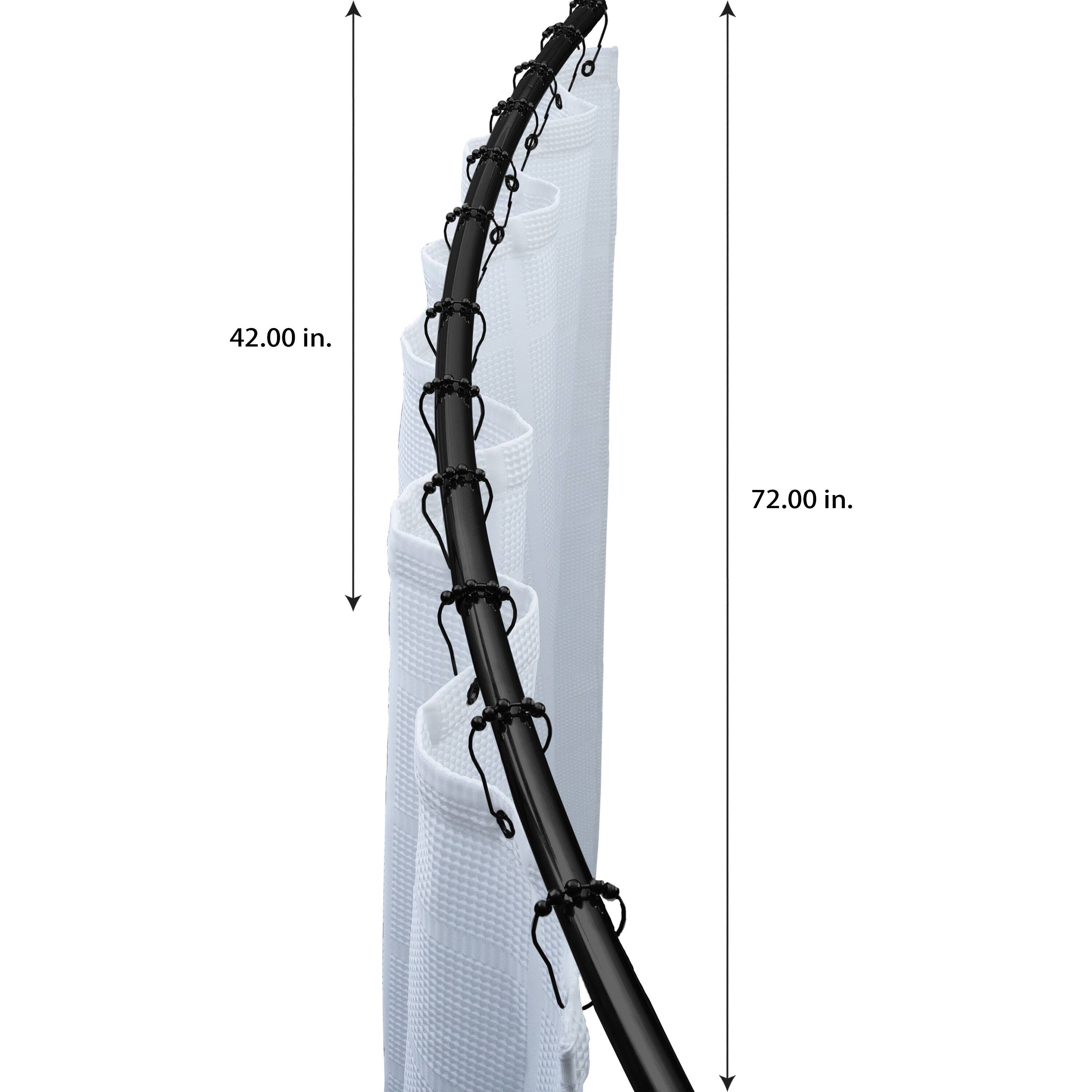 Bath Bliss Matte Black Curved Shower Rod Michaels