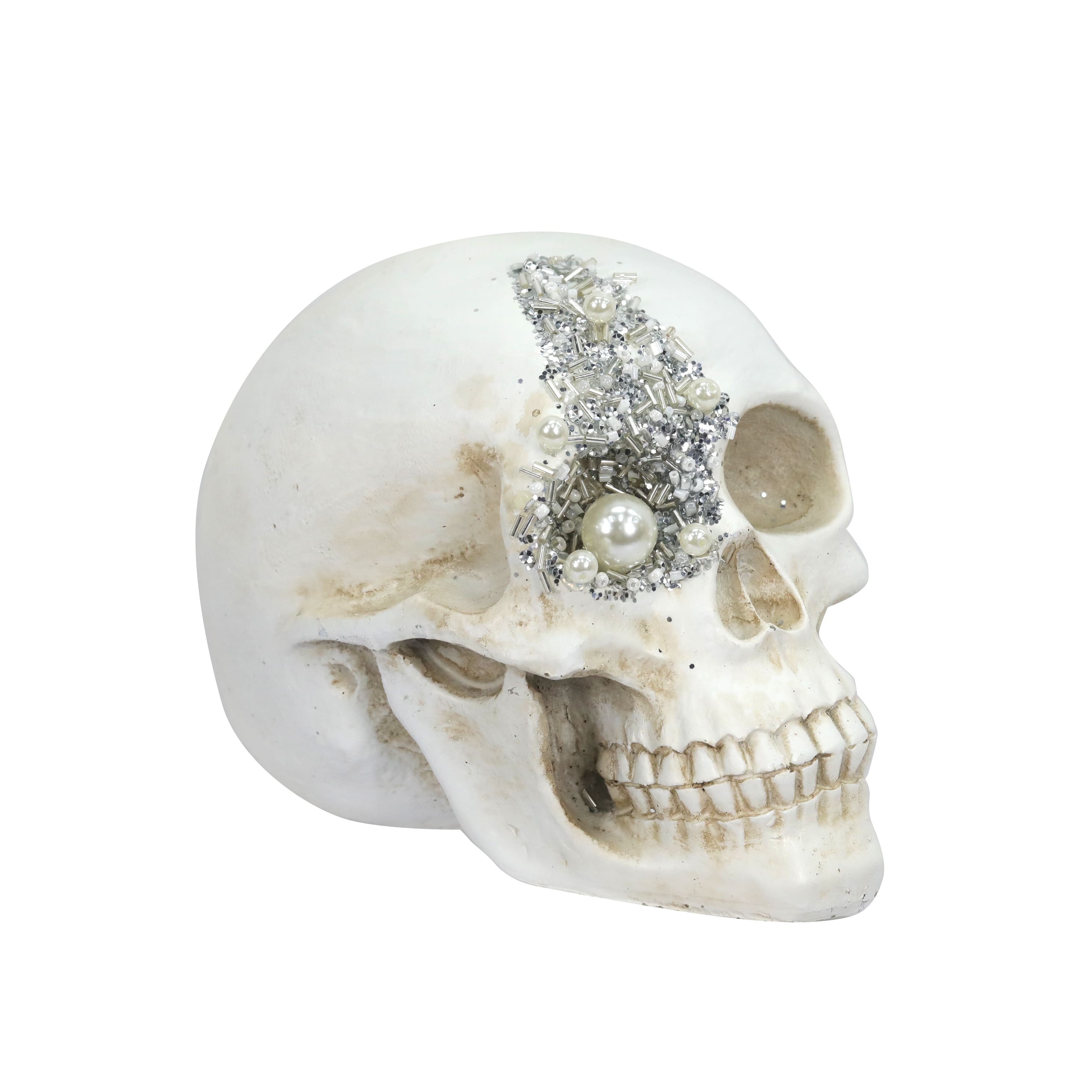 7&#x22; Pearl Skull Tabletop D&#xE9;cor by Ashland&#xAE;