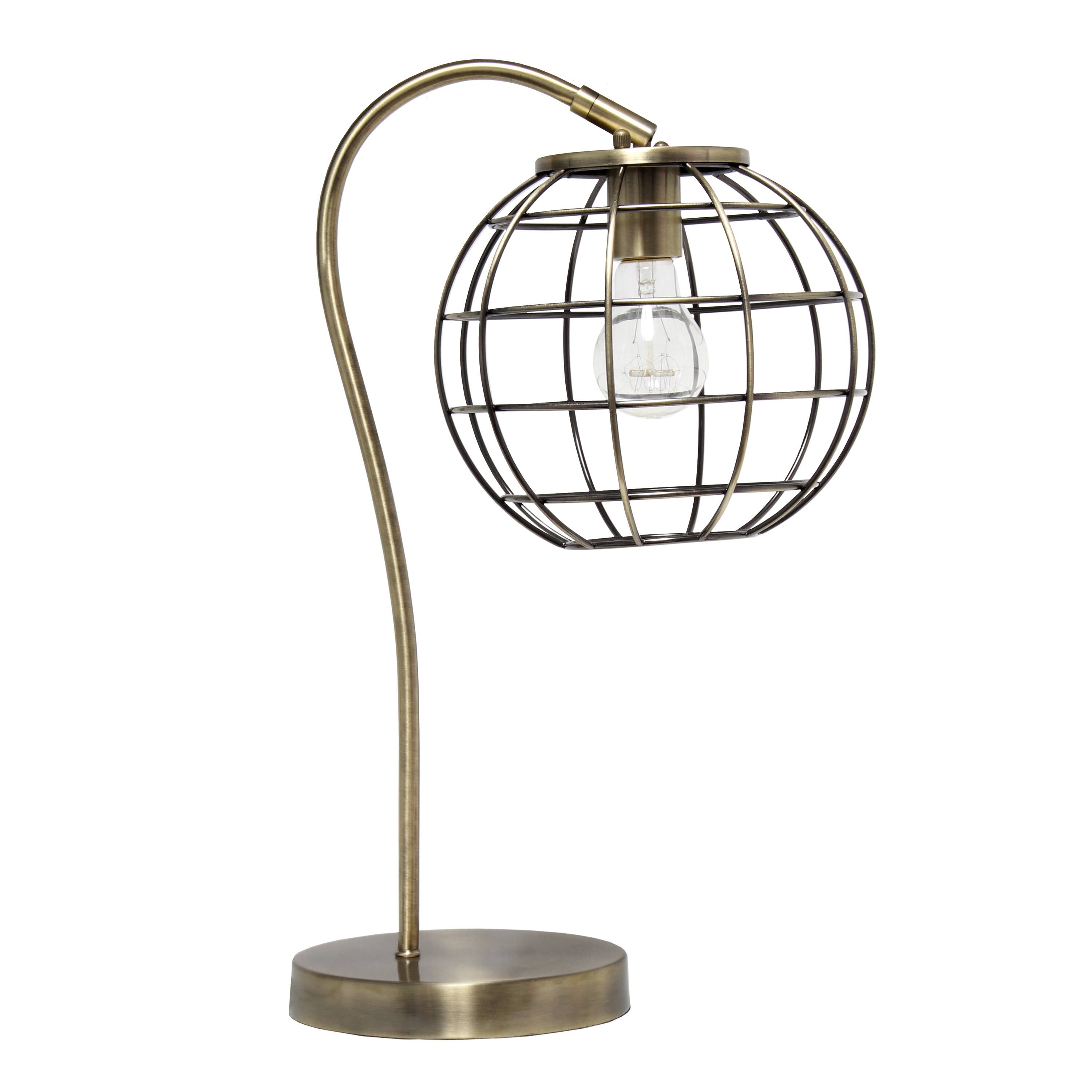Lalia Home 20" Arched Metal Cage Table Lamp